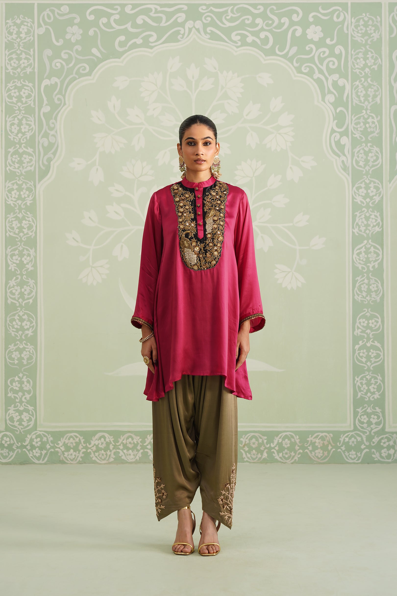 Mysha Hand Embroidered Matching Set