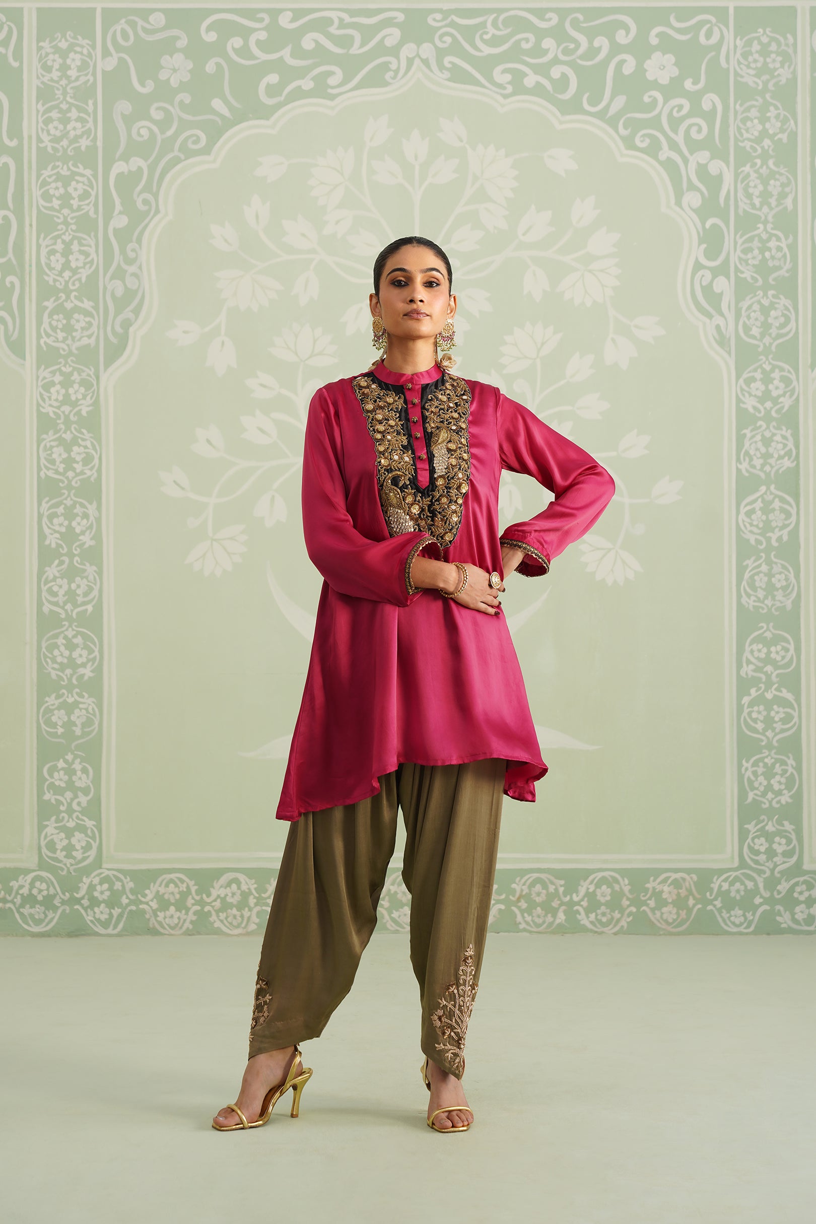 Mysha Hand Embroidered Matching Set