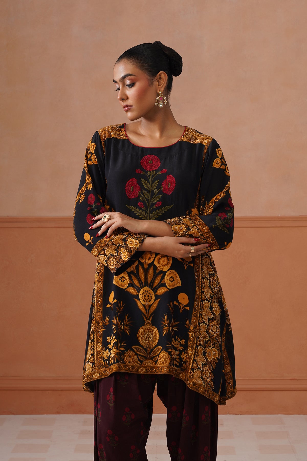 Areeba Crepe Printed Suit Set