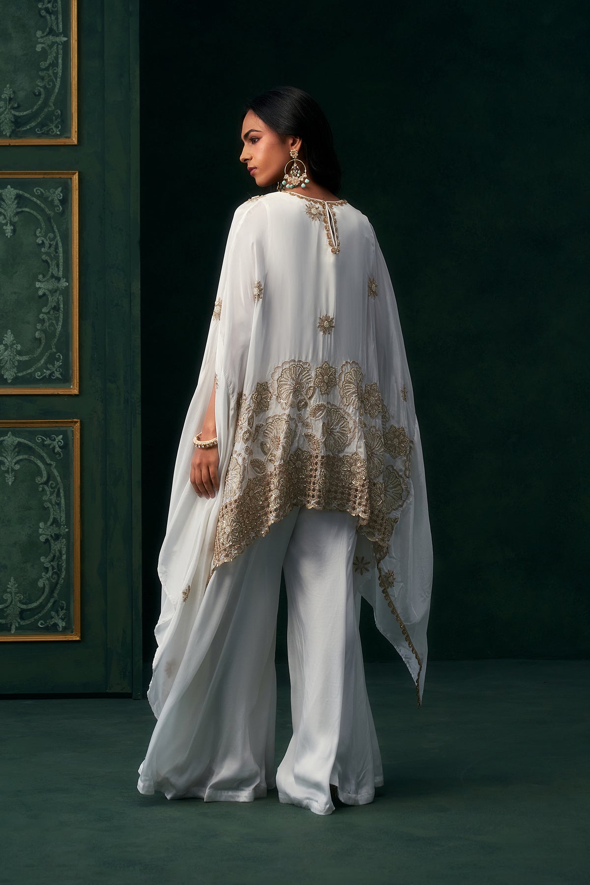 Rivaya Crepe Embroidered Matching Set