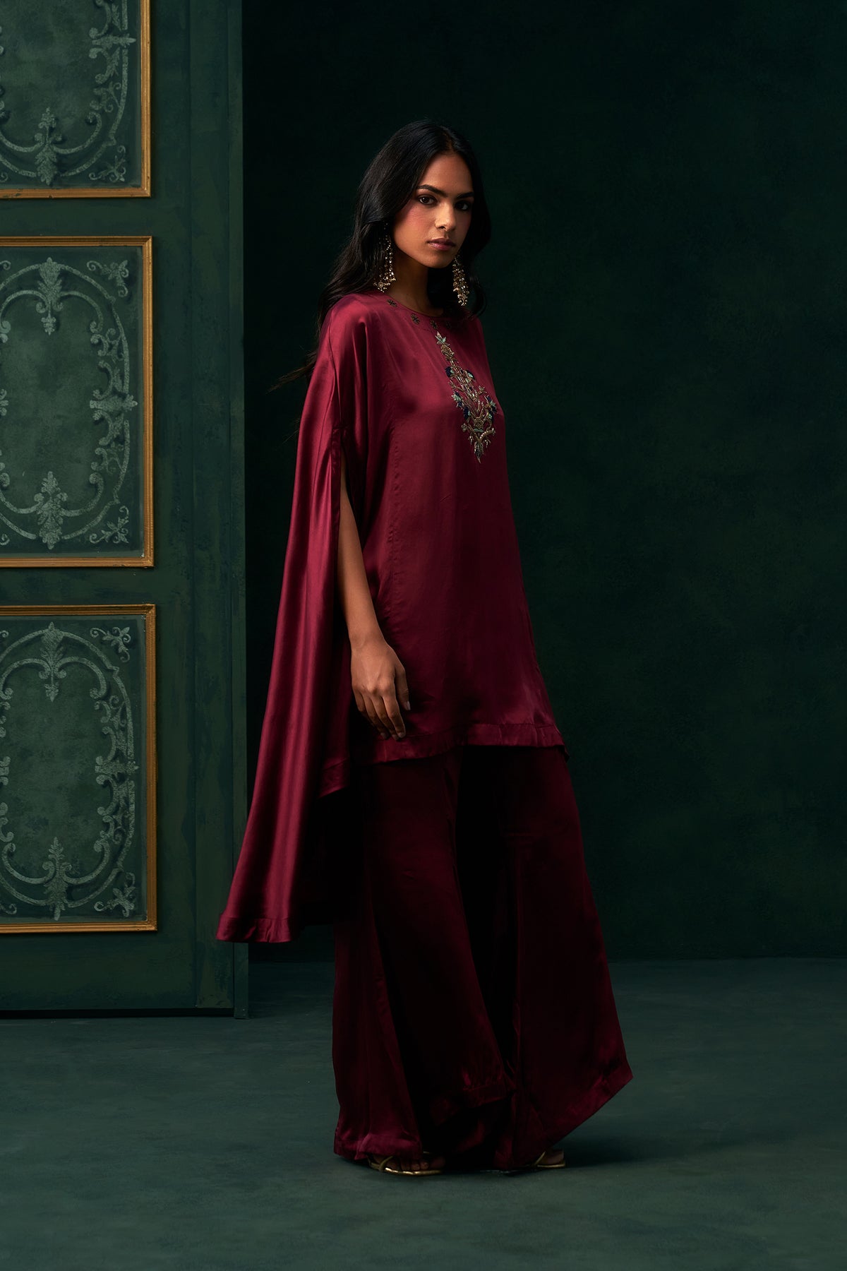 Nareen Crepe Embroidered Matching Set