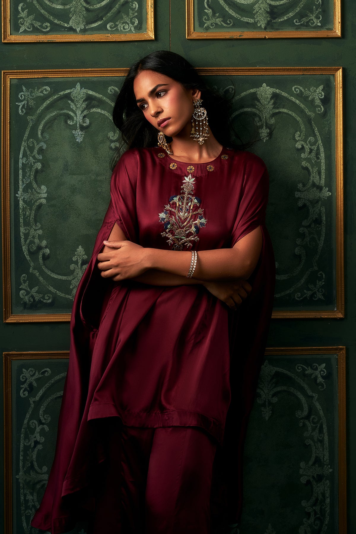 Nareen Crepe Embroidered Matching Set