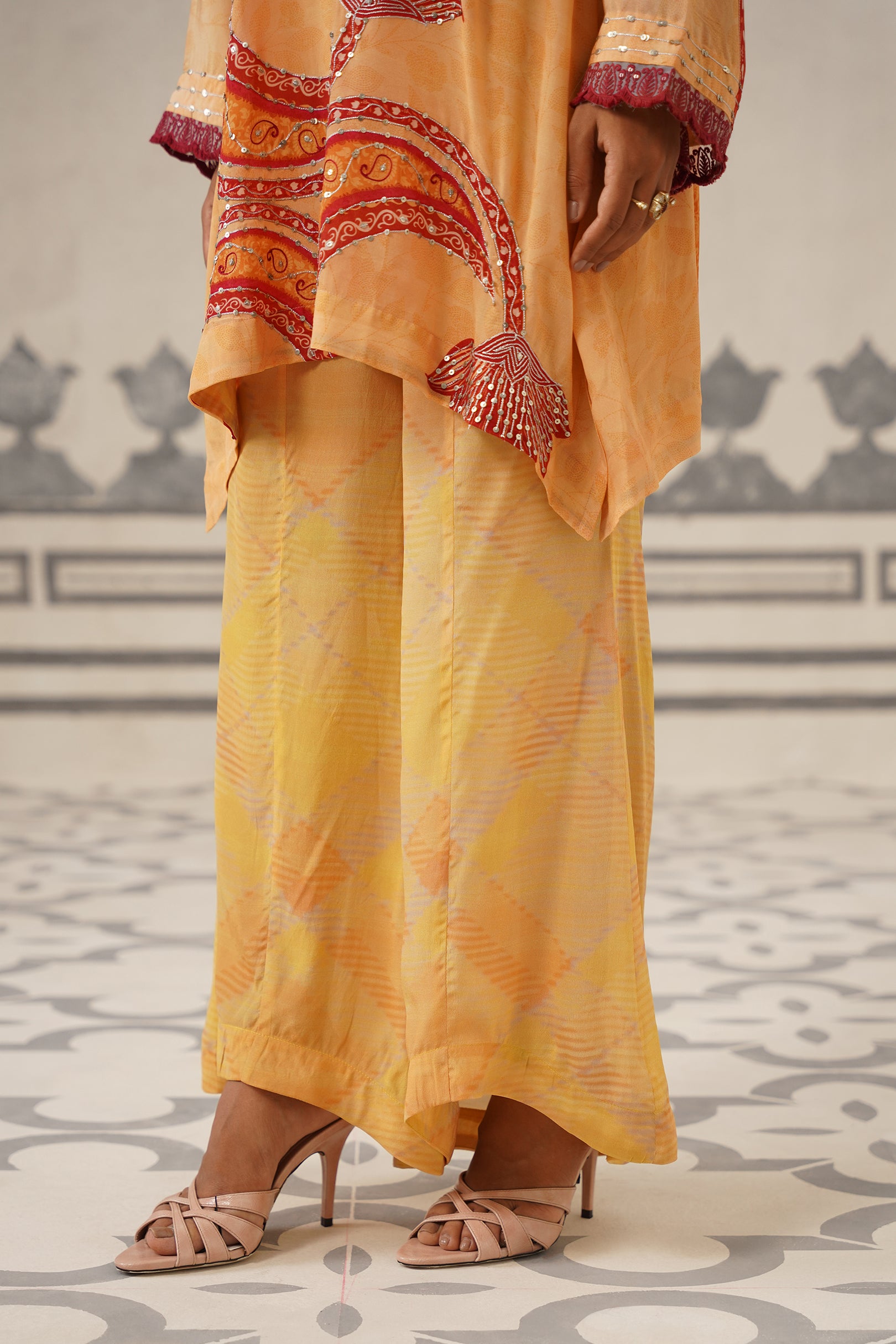 Toccy Crepe Printed Embriodered Matching Set