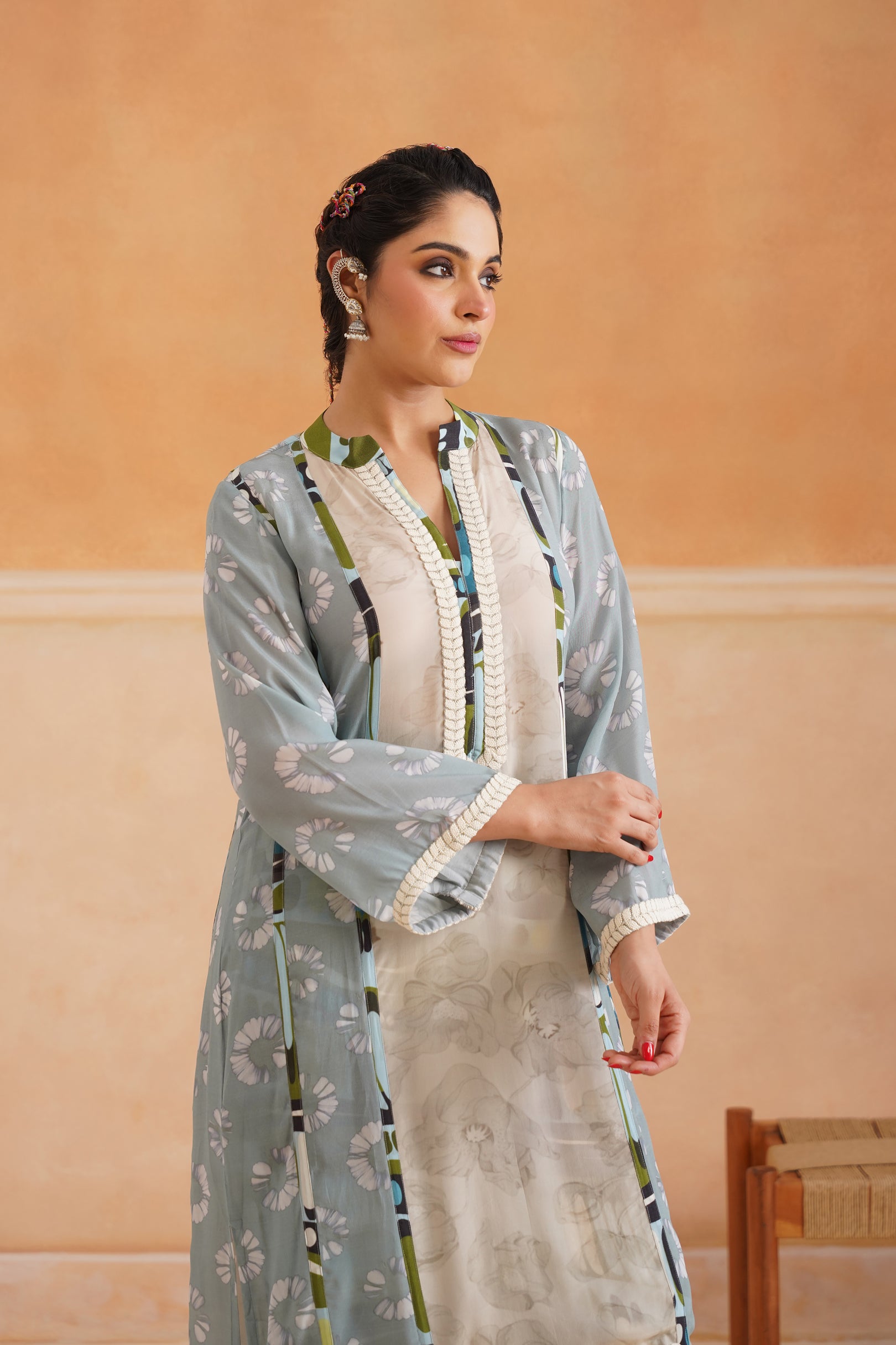 Lina Crepe Printed Matching Set - Neetika Chopra