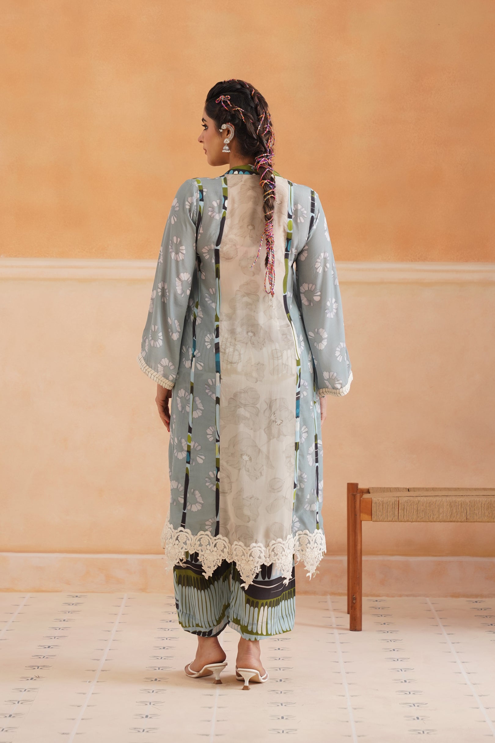 Lina Crepe Printed Matching Set - Neetika Chopra