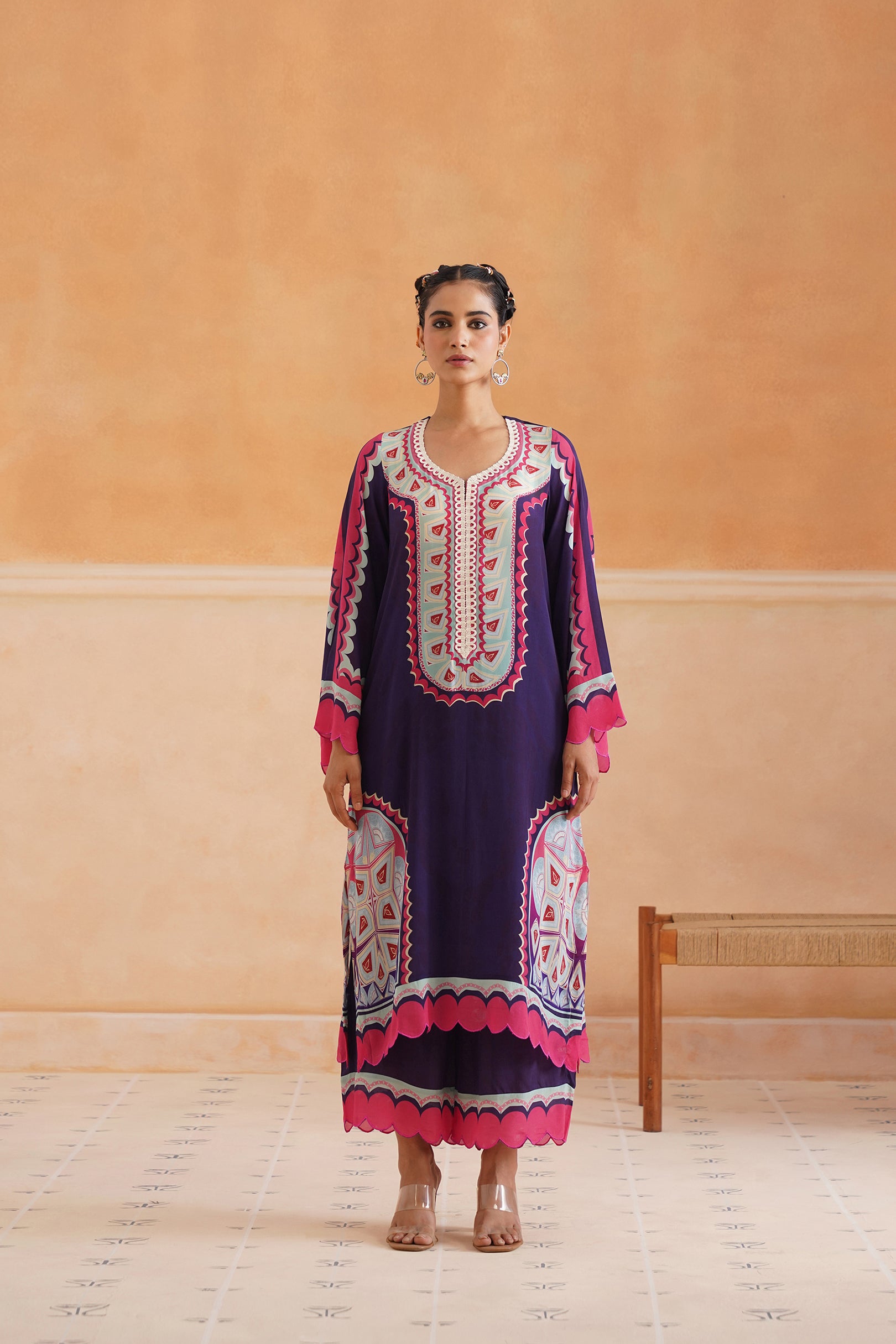 Nandini Printed Crepe Matching Set - Neetika Chopra