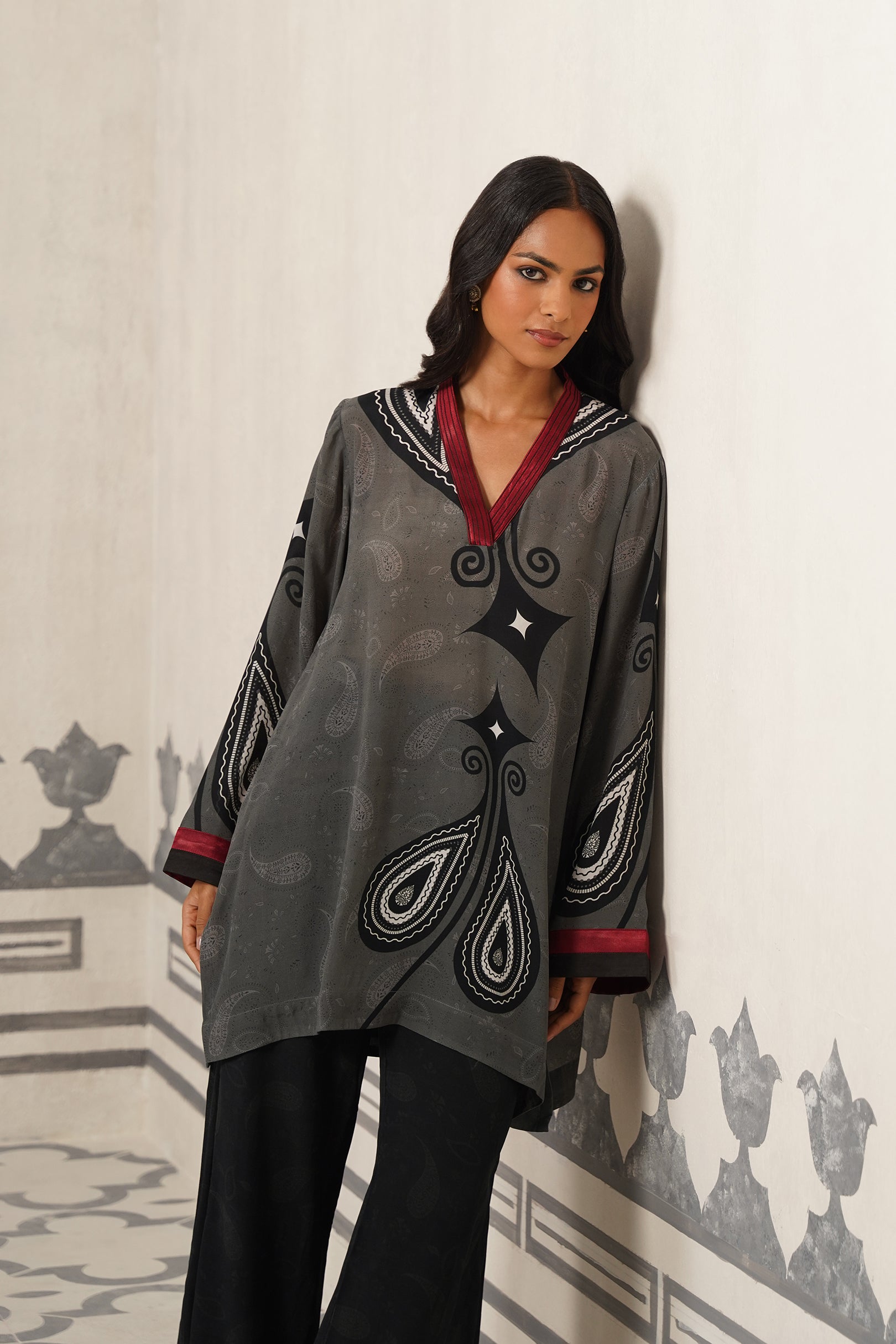 Rita Crepe Printed Matching Set