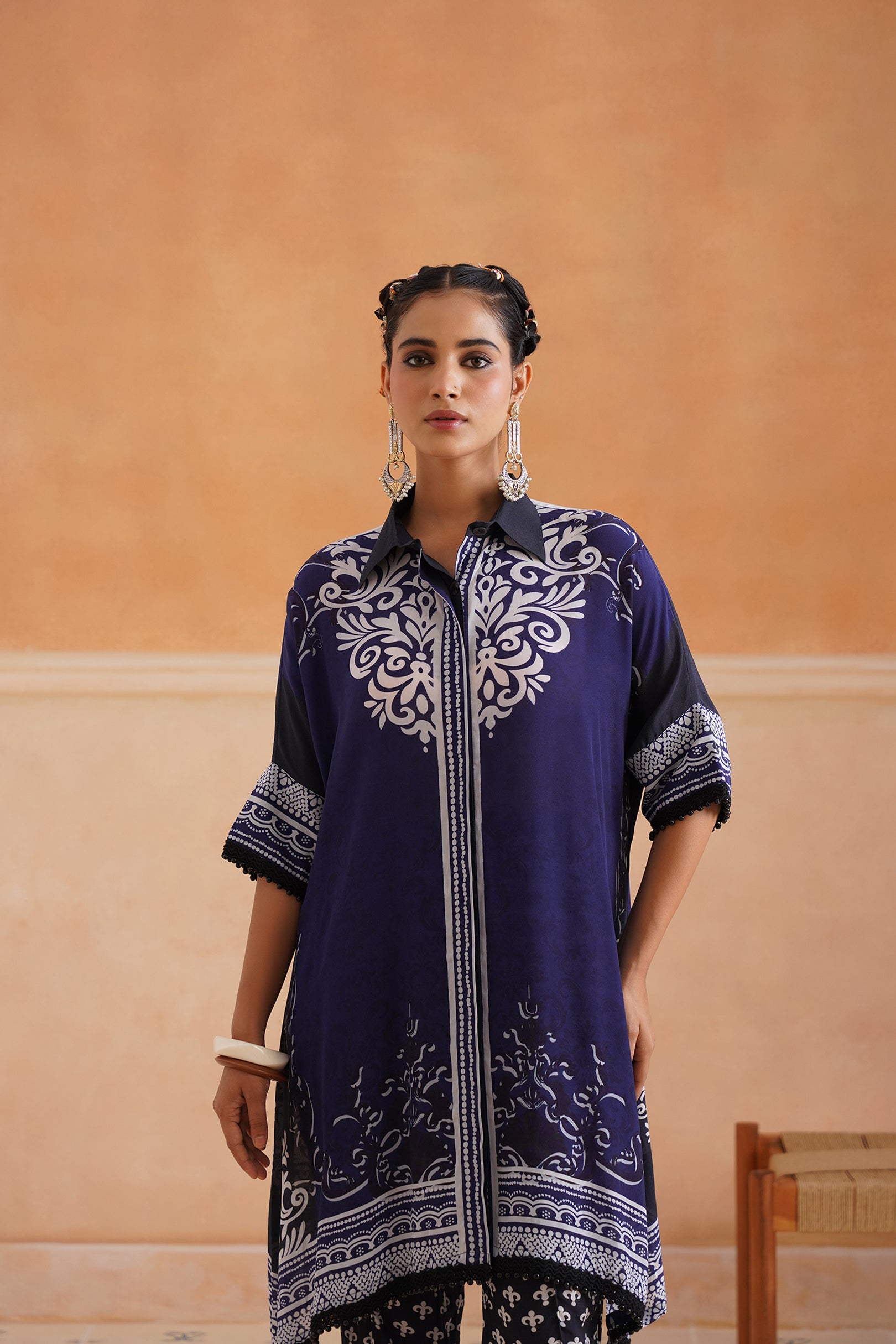 Fariha Crepe Printed Matching Set - Neetika Chopra