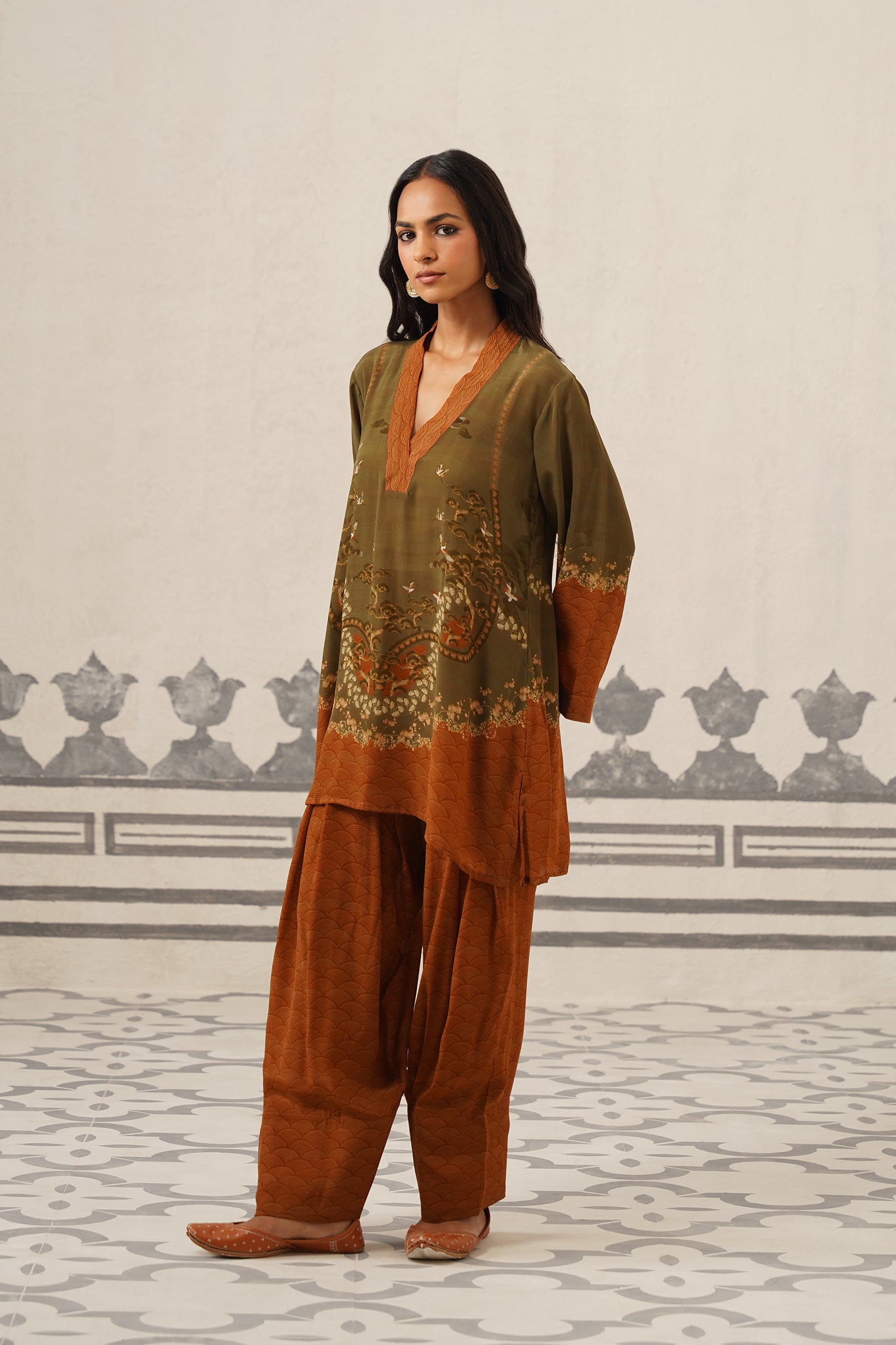 Ravisha Crepe Printed Matching Set