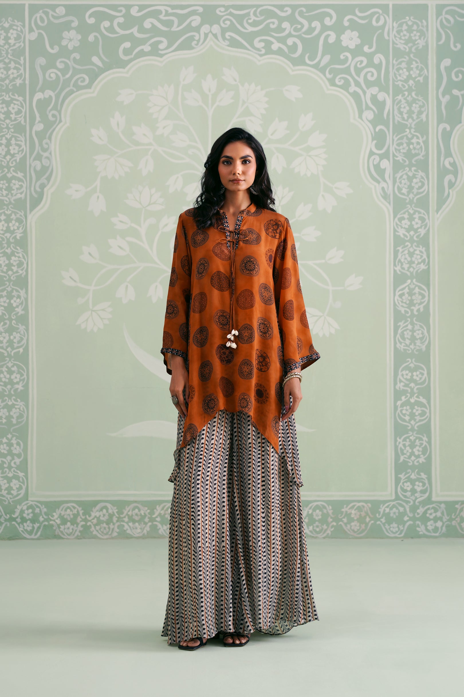 Malika Crepe Printed Matching Set