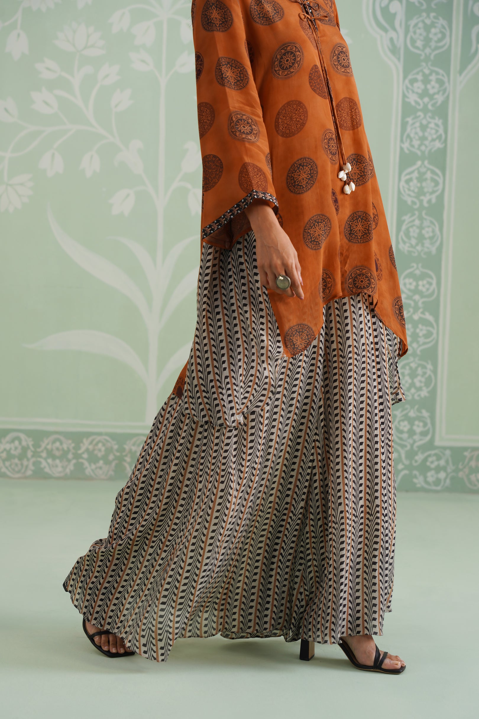 Malika Crepe Printed Matching Set