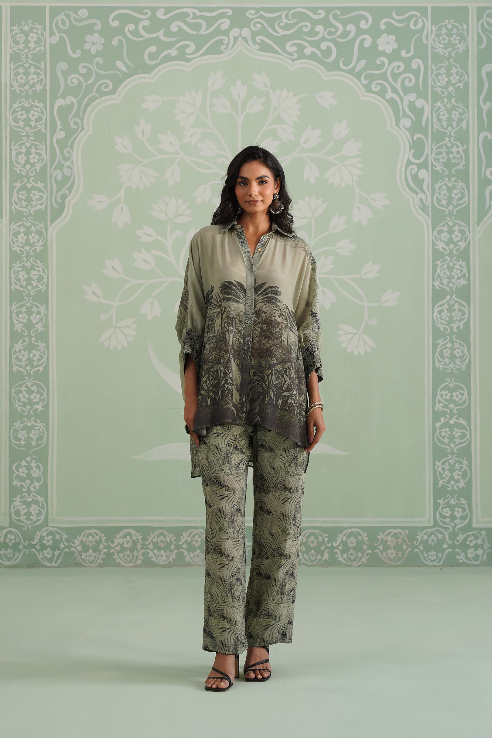 Pheonix Crepe Printed Matching Set