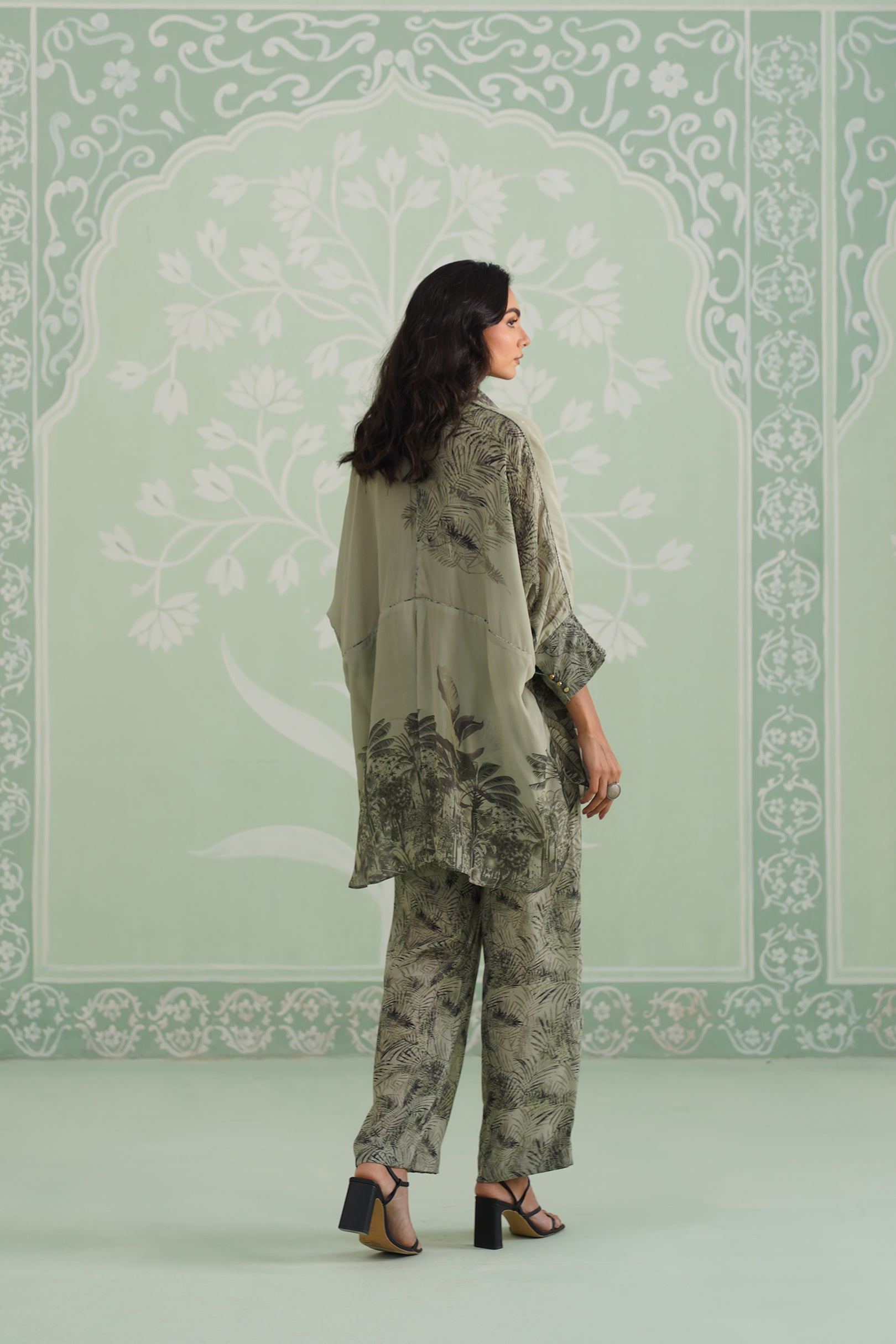 Pheonix Crepe Printed Matching Set