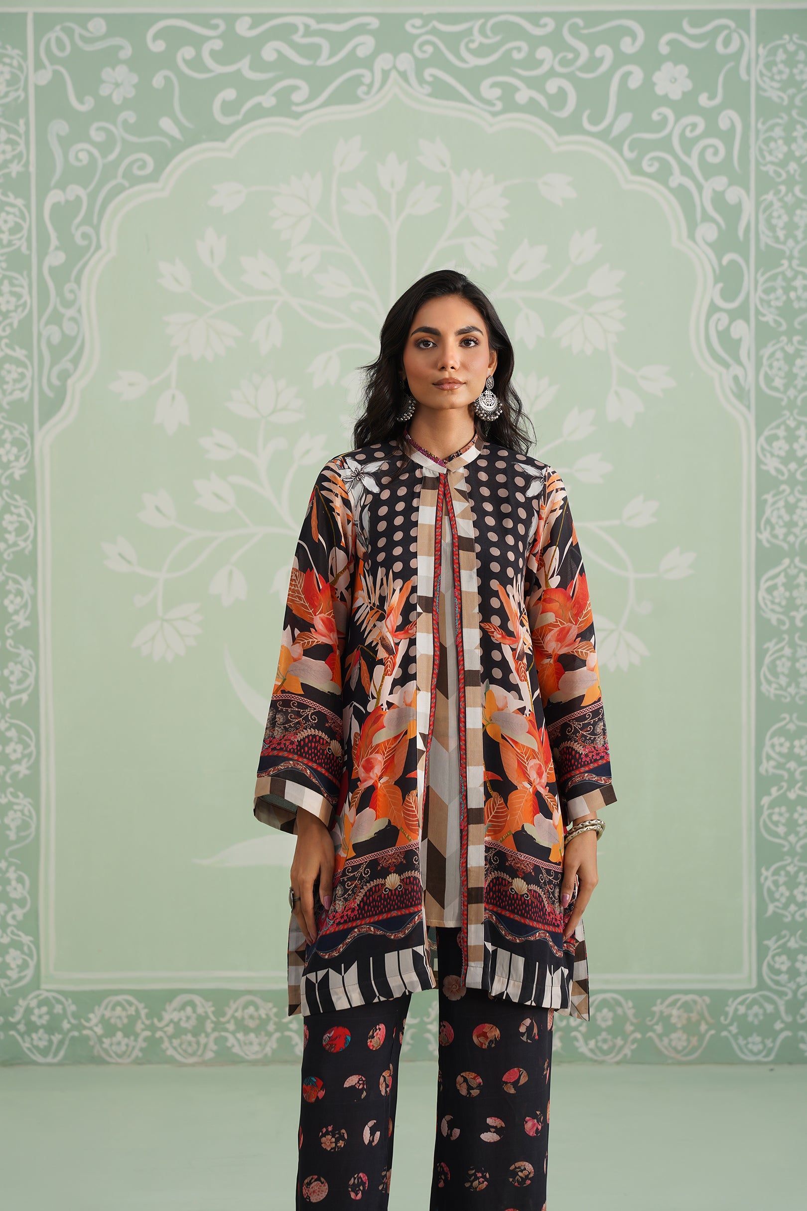 Nicci Printed Crepe Matching Set