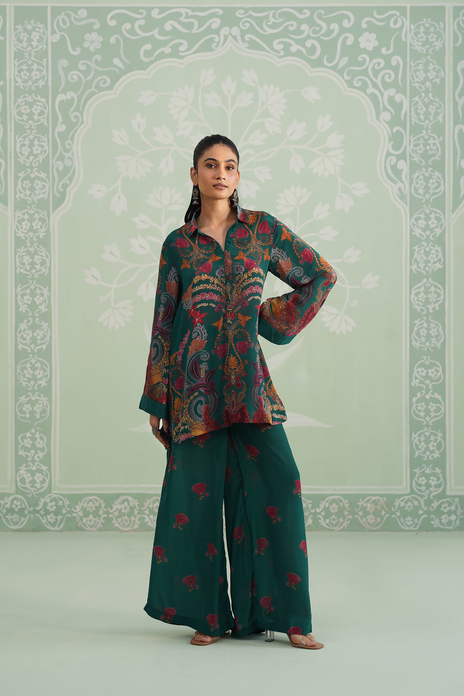 Rabiya Printed Crepe Matching Set