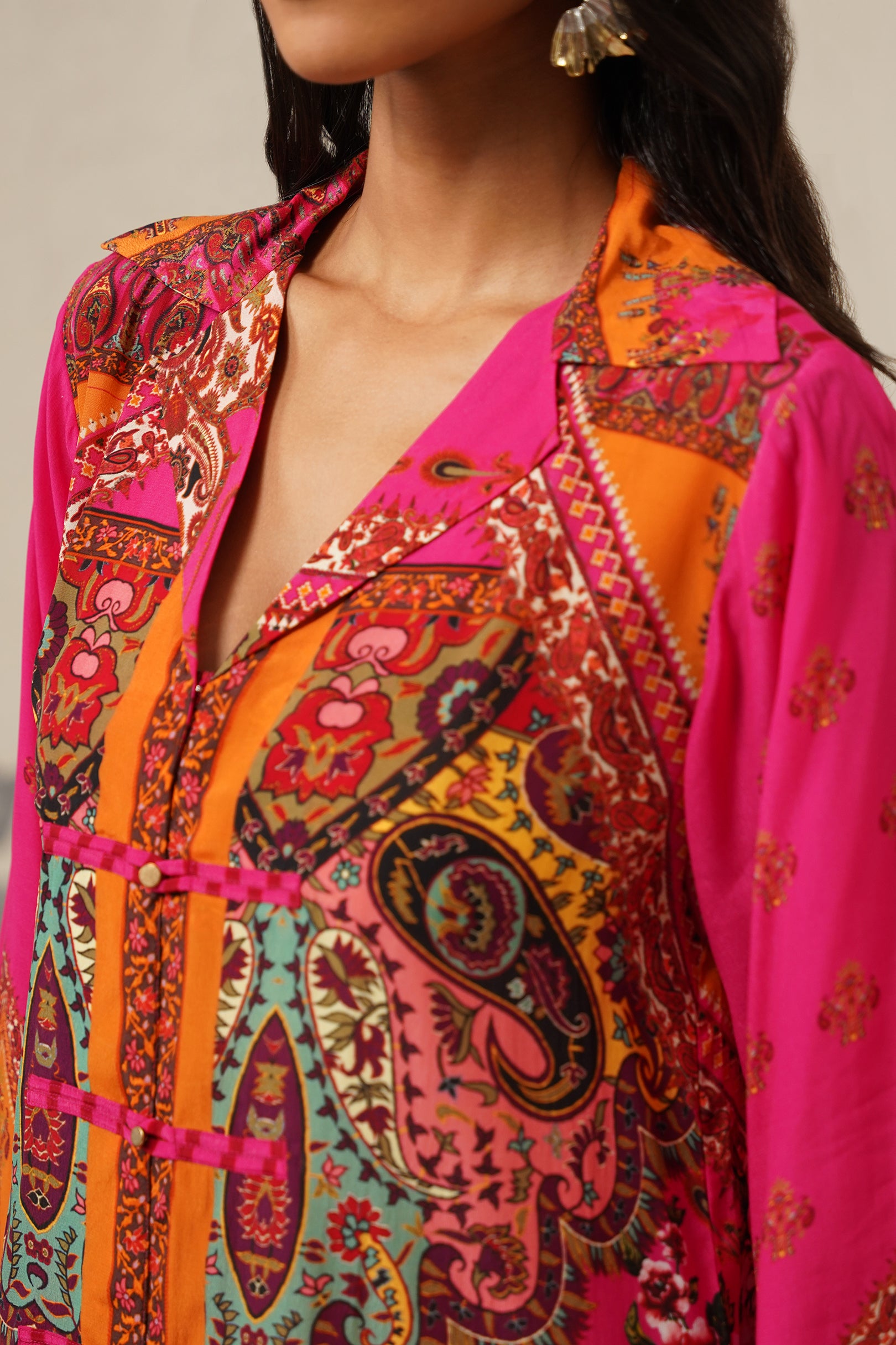 Reet Crepe Printed Suit Set