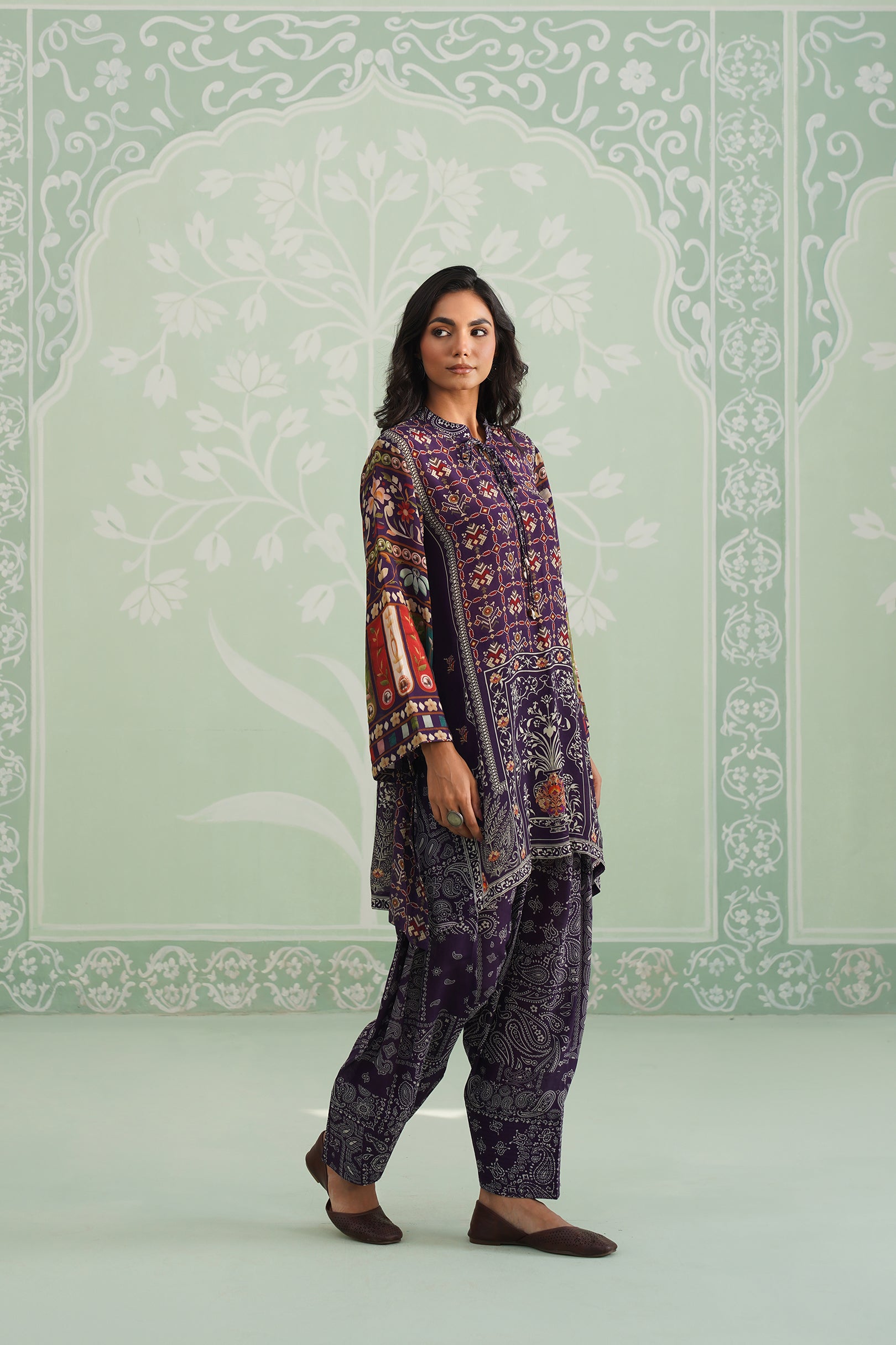 Naiya Printed Crepe Matching Set