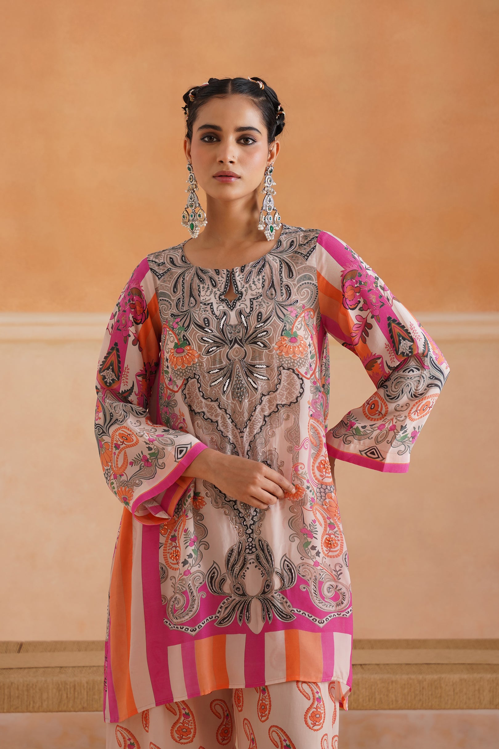 Rani Printed Crepe Matching Set - Neetika Chopra