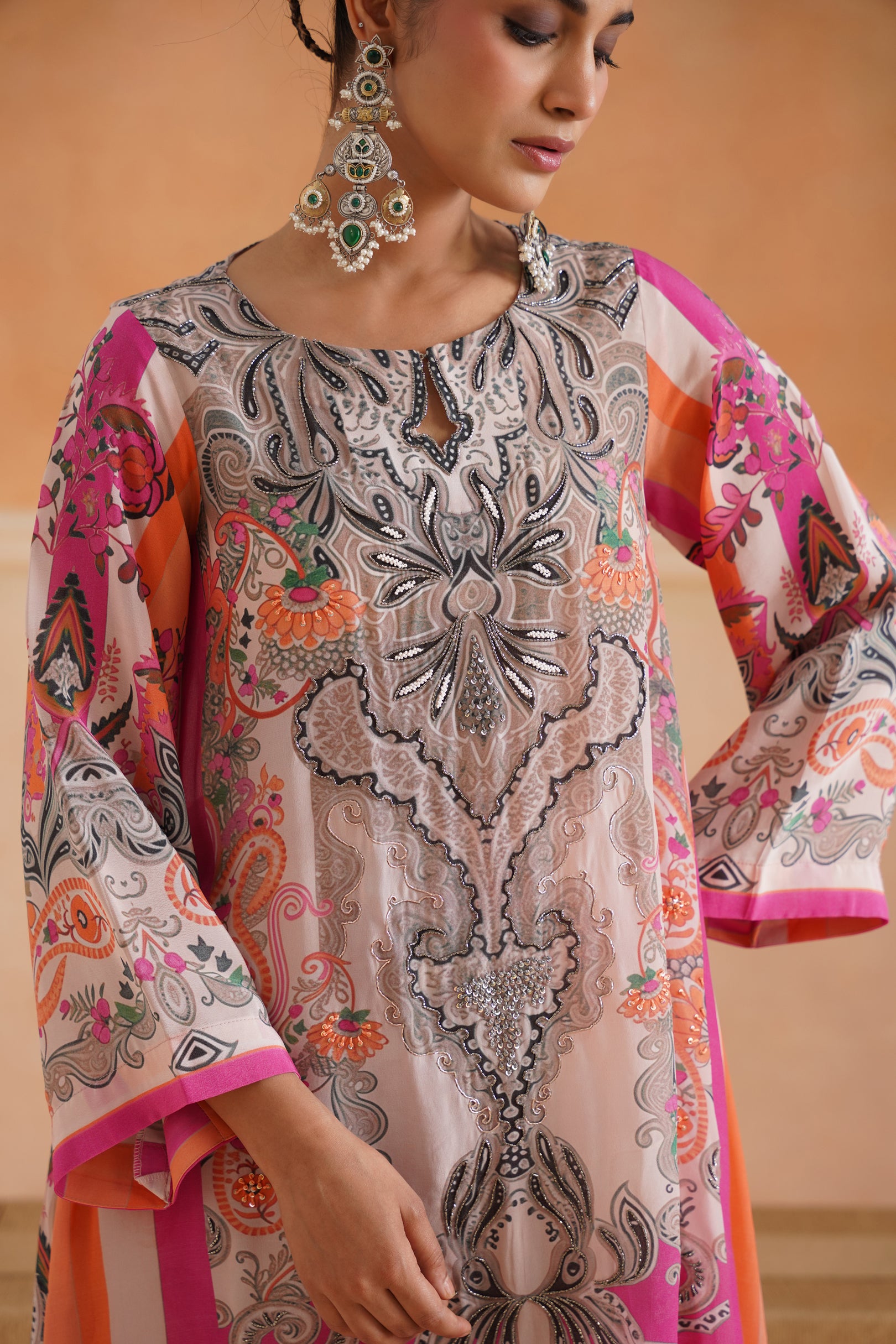 Rani Printed Crepe Matching Set - Neetika Chopra
