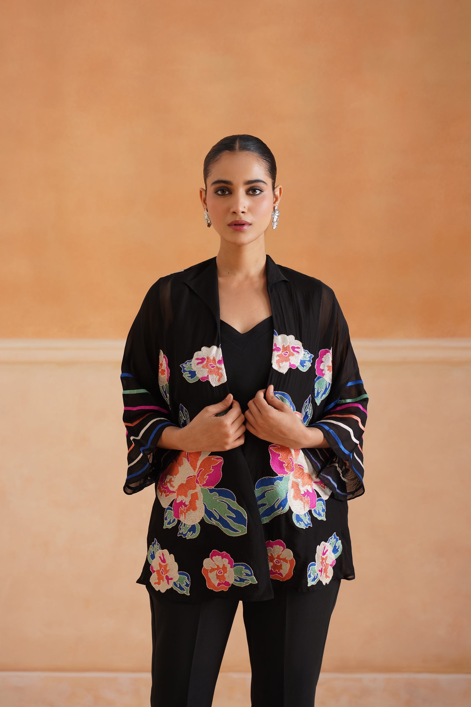 Ahana Organza Embroidered Matching Set - Neetika Chopra