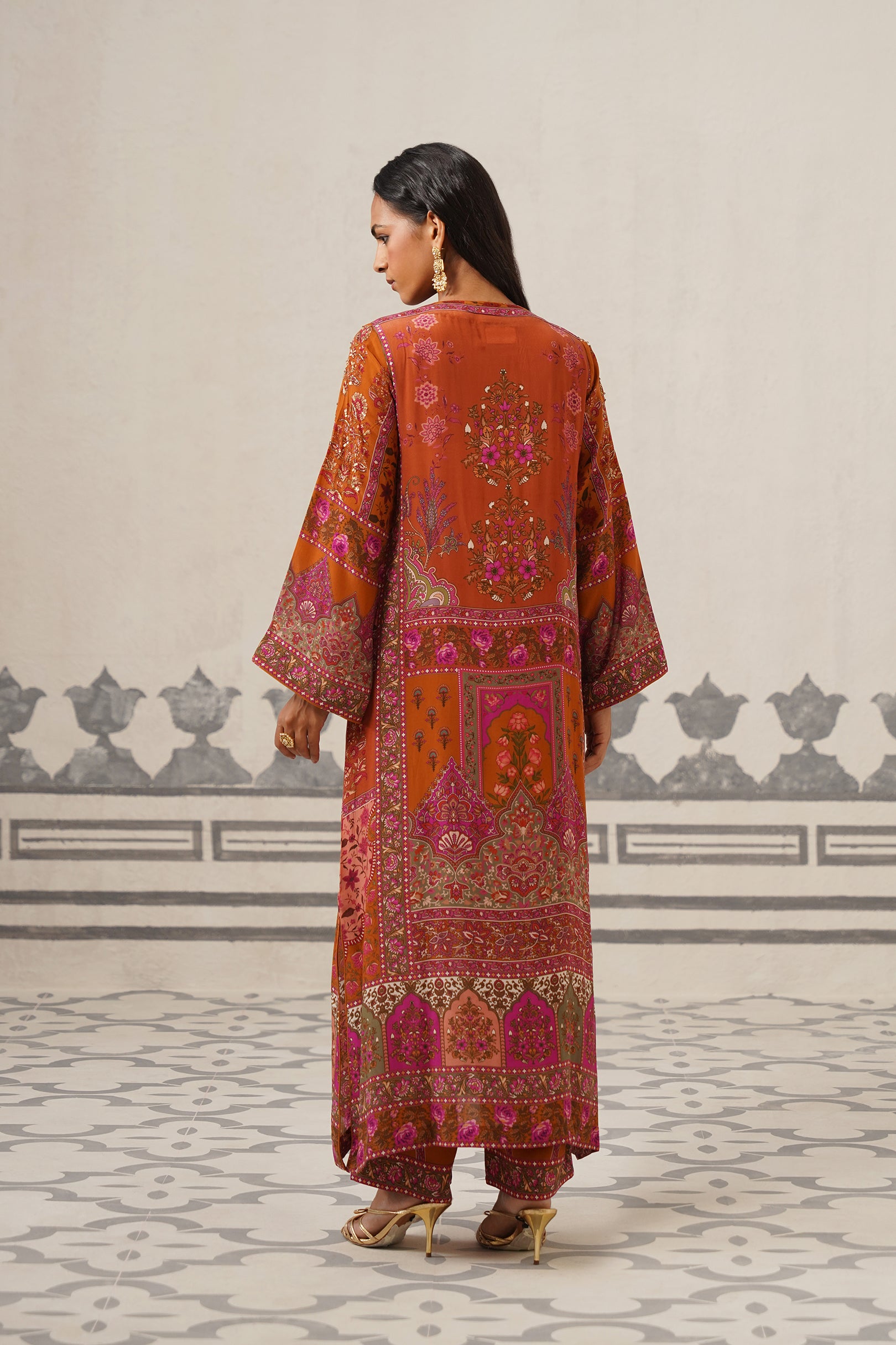 Miraaya Crepe Printed Embroidered Suit Set