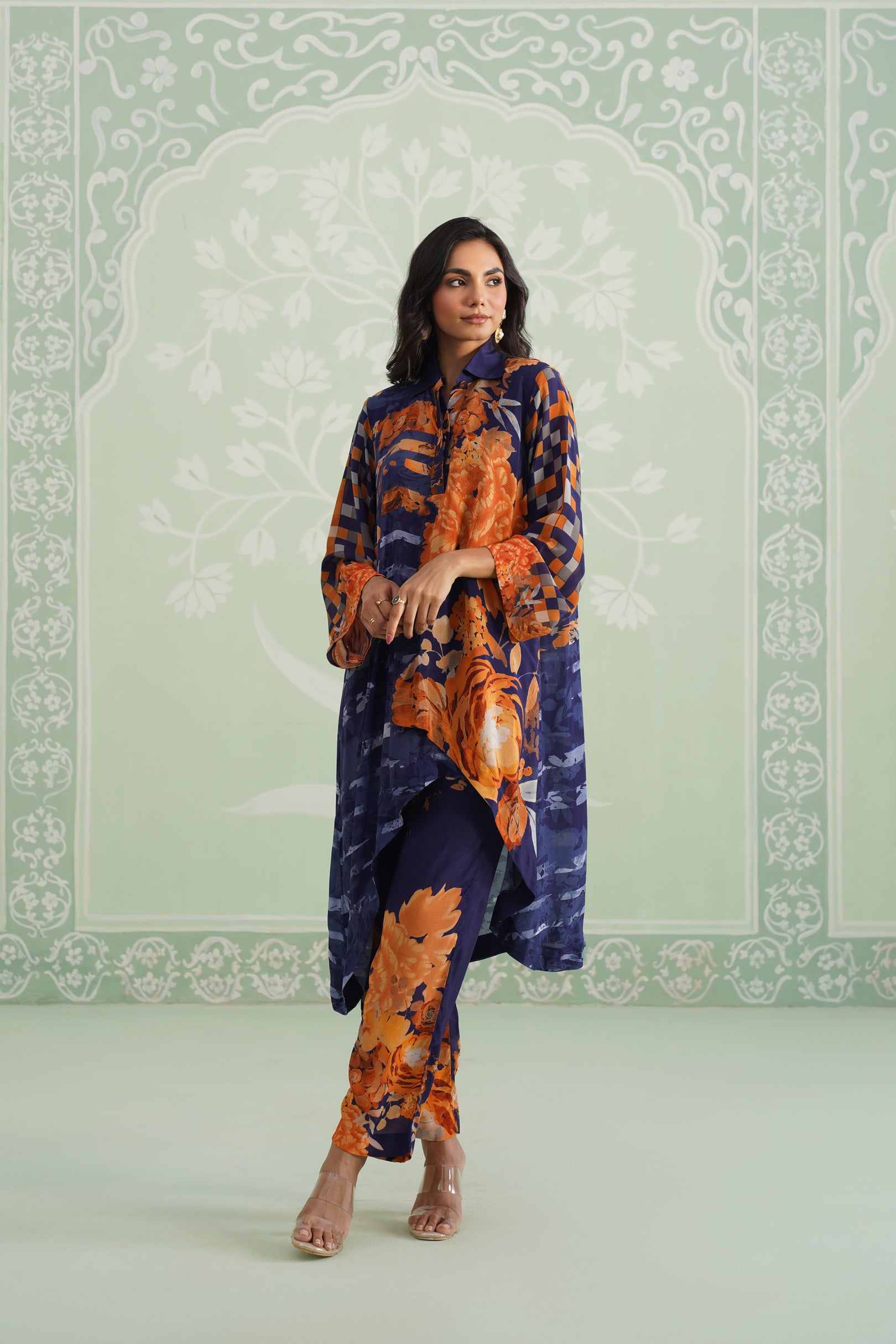 Khusboo Printed Crepe Matching Set