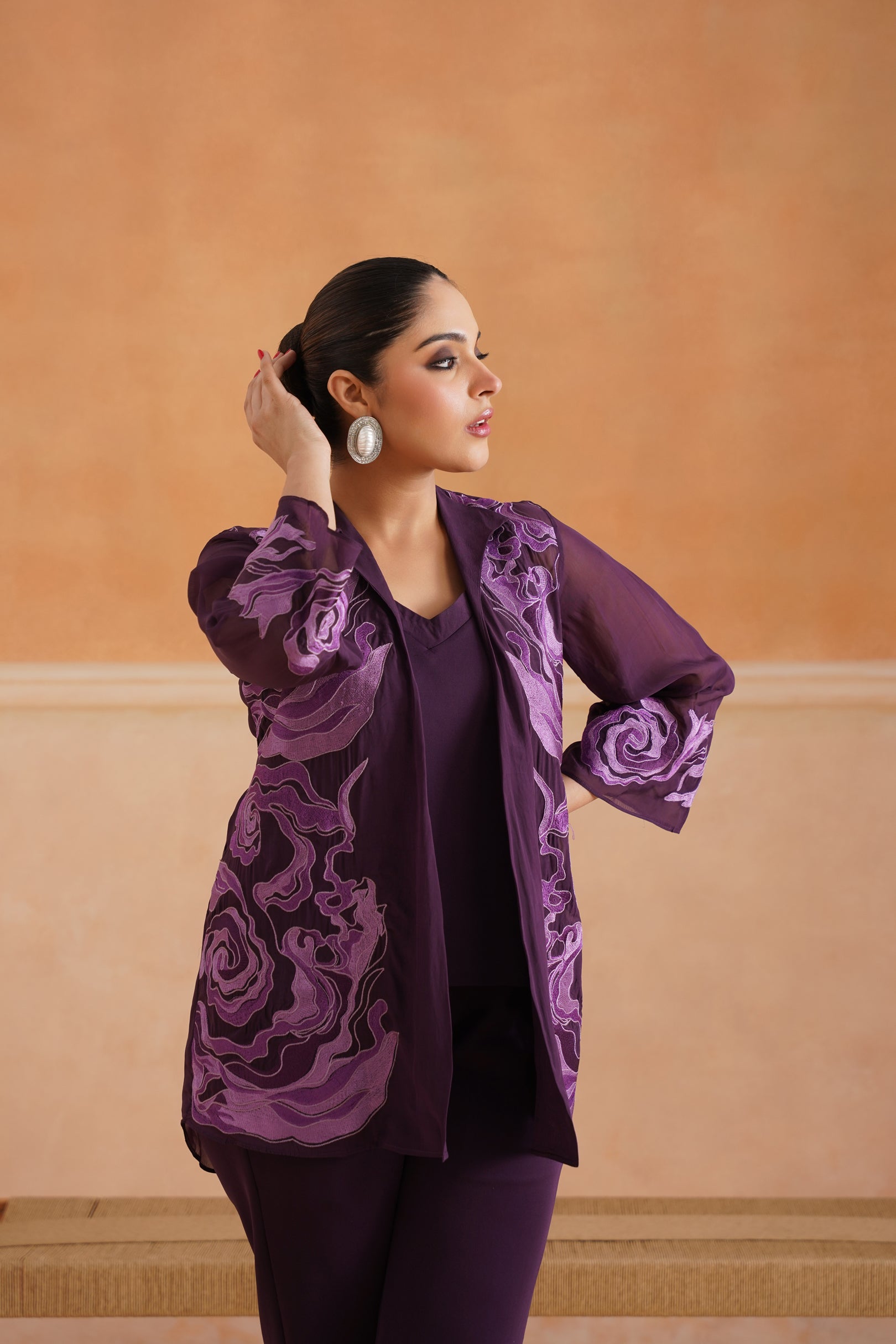 Linia Organza Embroidered Matching Set - Neetika Chopra