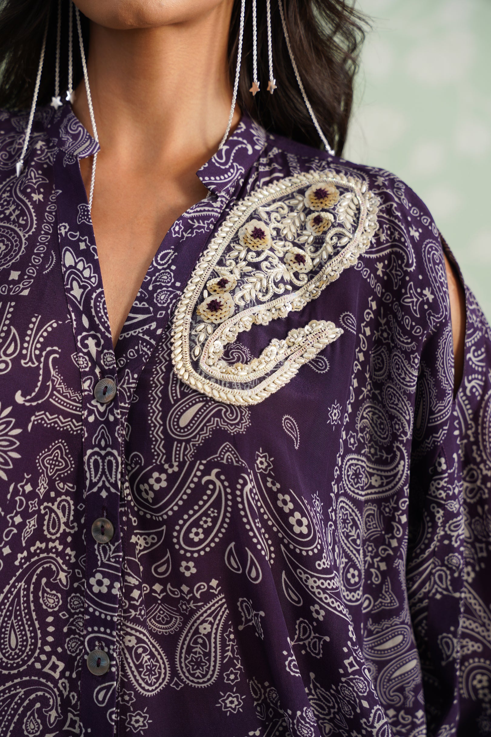 Itika Printed Crepe Sharara Set