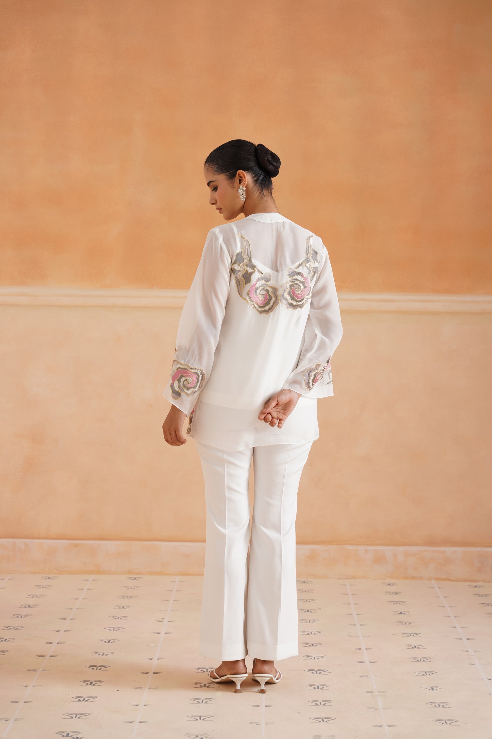 Barshn Organza Embroidered Matching Set - Neetika Chopra