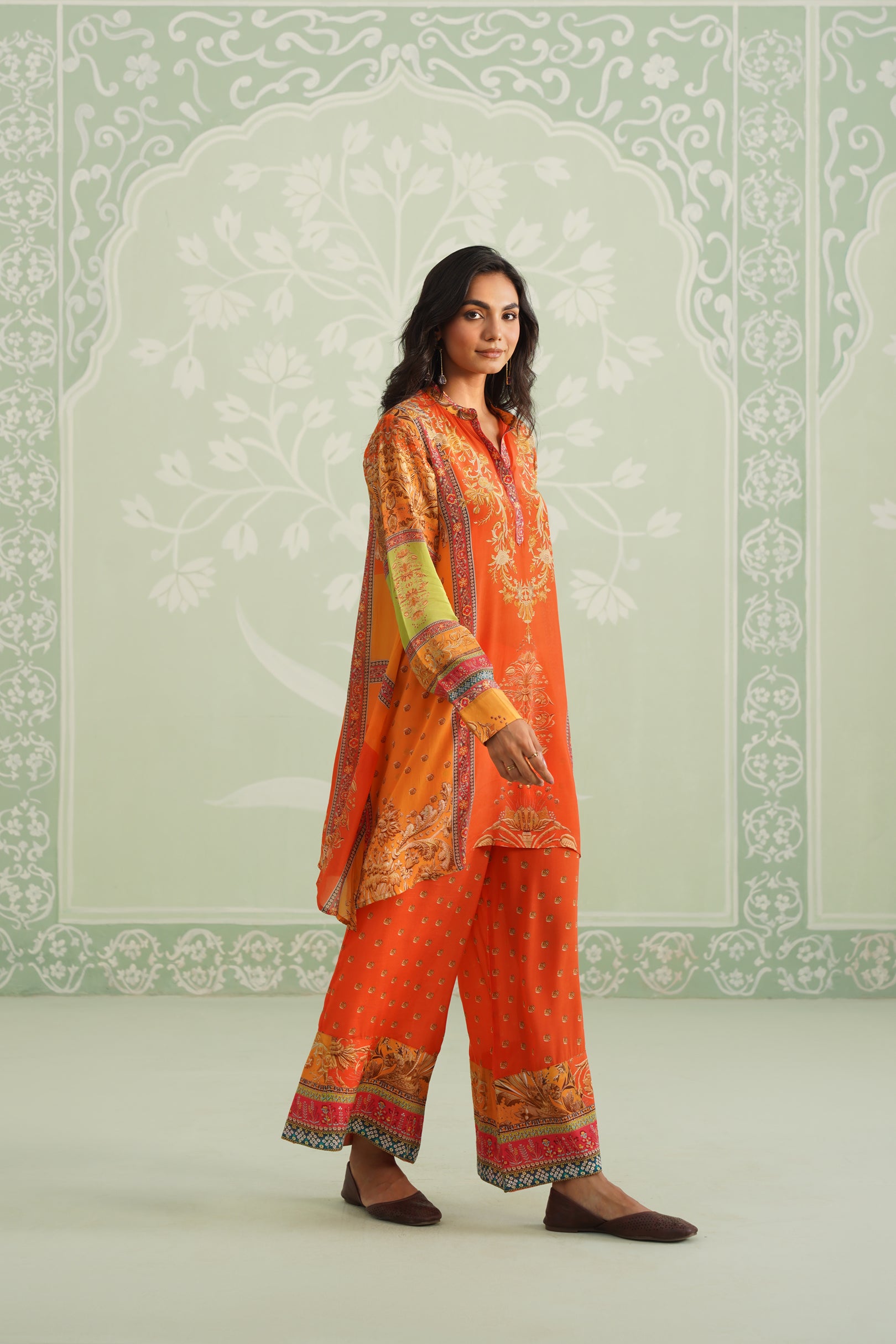 Awali Printed Crepe Matching Set