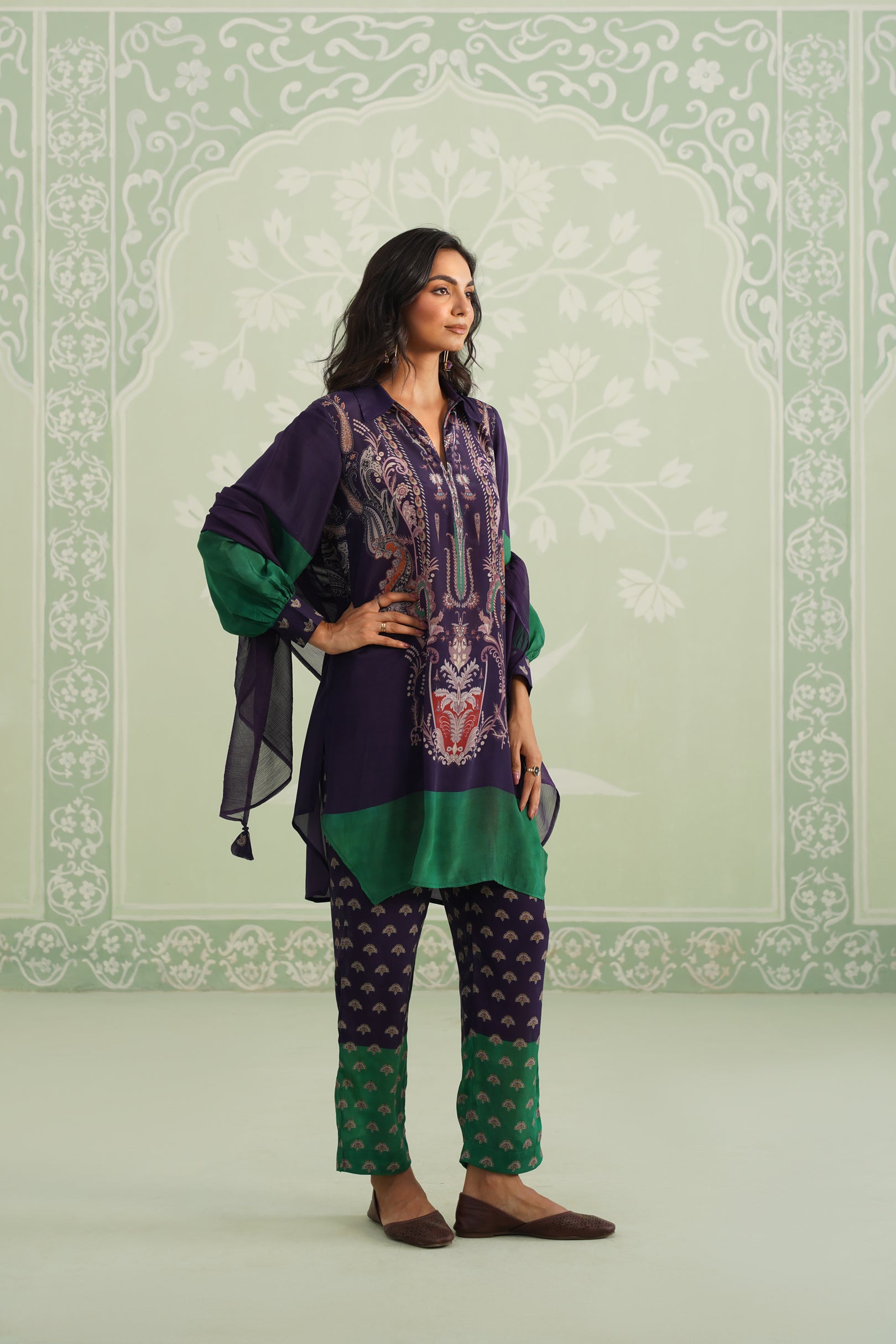 Saakshi Crepe Printed Matching Set