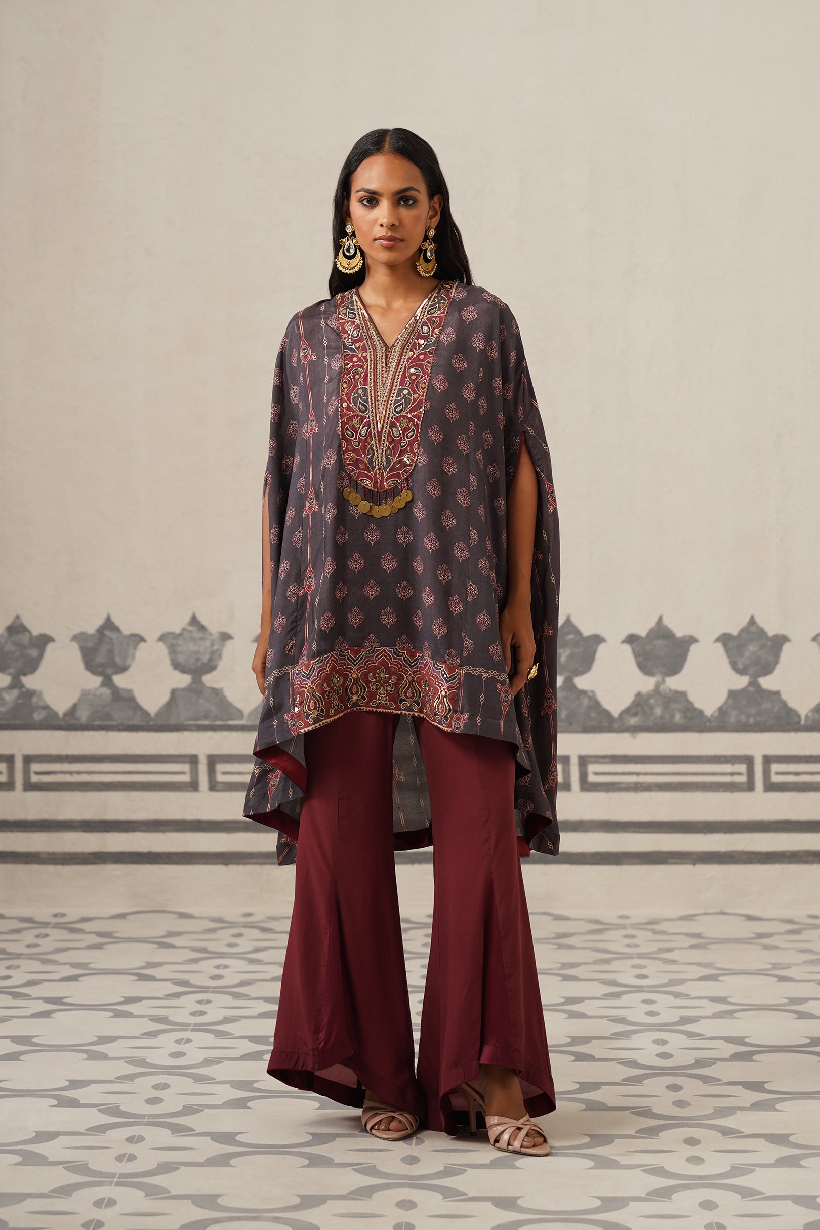 Sameera Muslin Printed Embroidered Matching Set