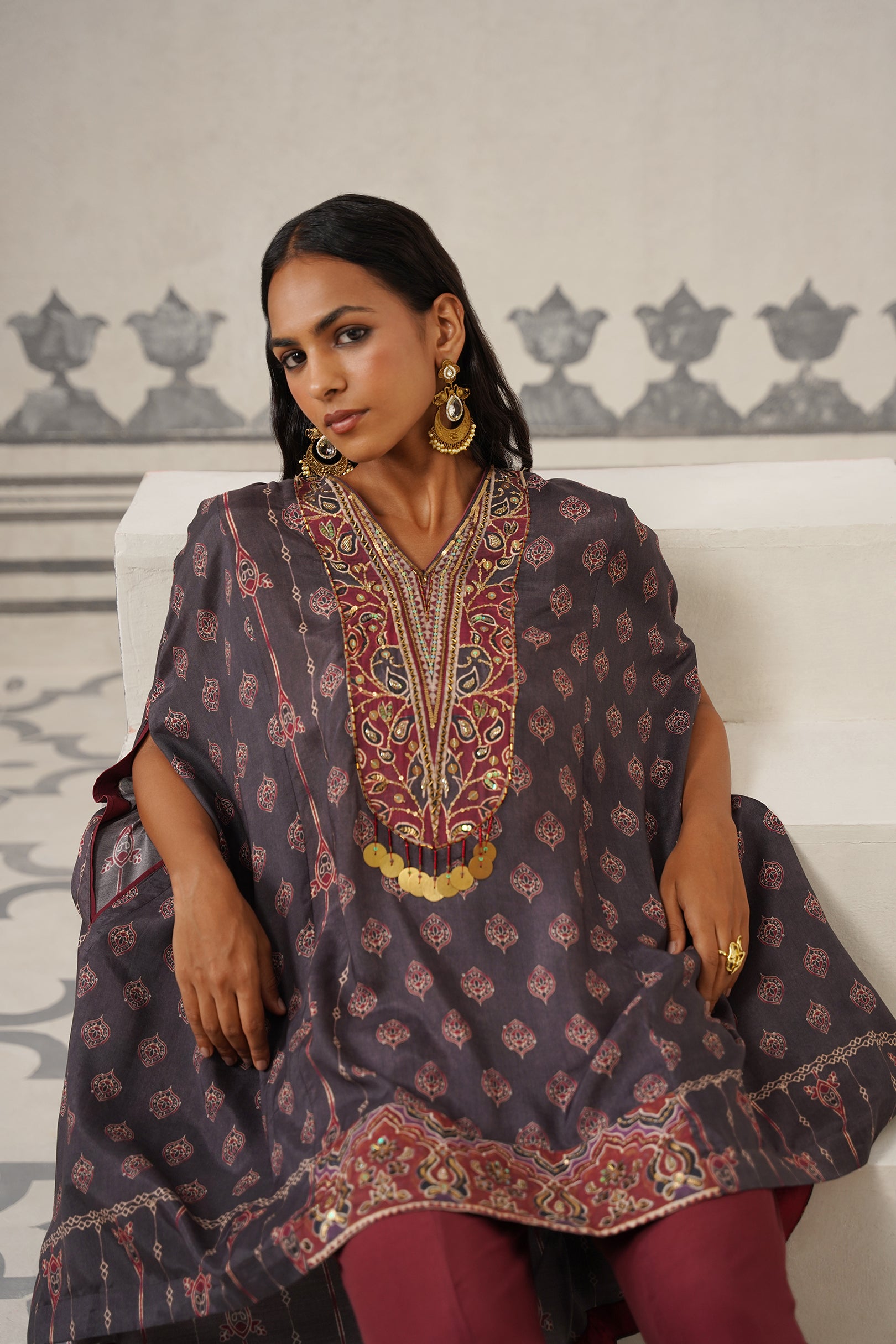 Sameera Muslin Printed Embroidered Matching Set