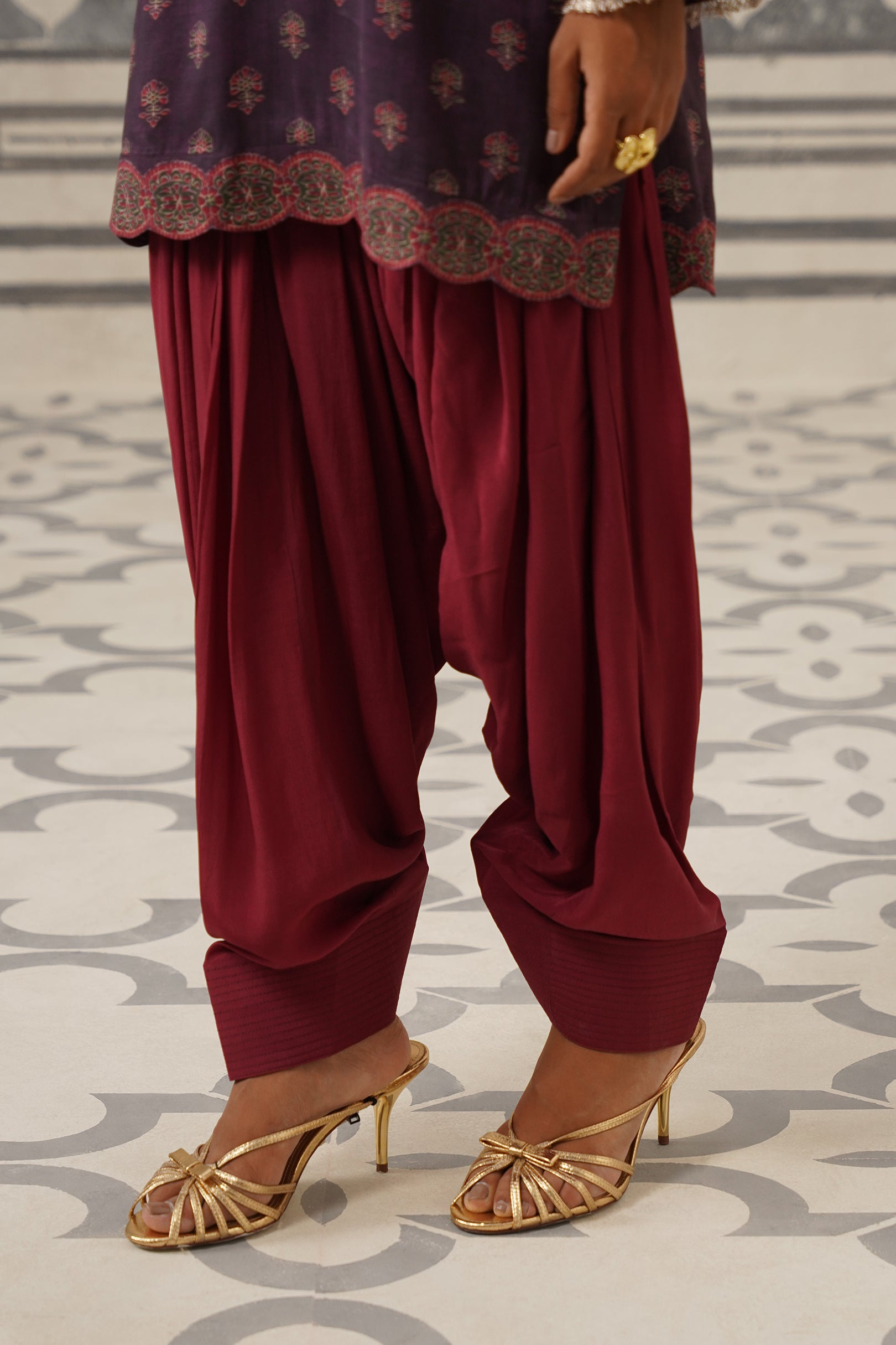 Rania Muslin Printed Embroidered Suit Set