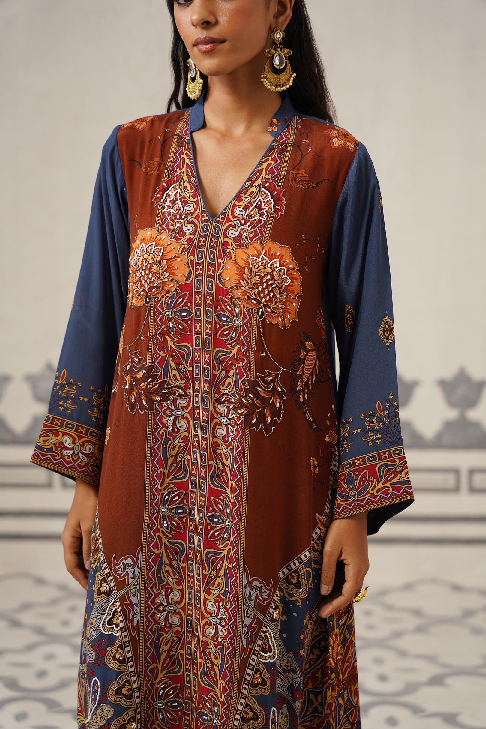 Veera Crepe Printed Suit Set