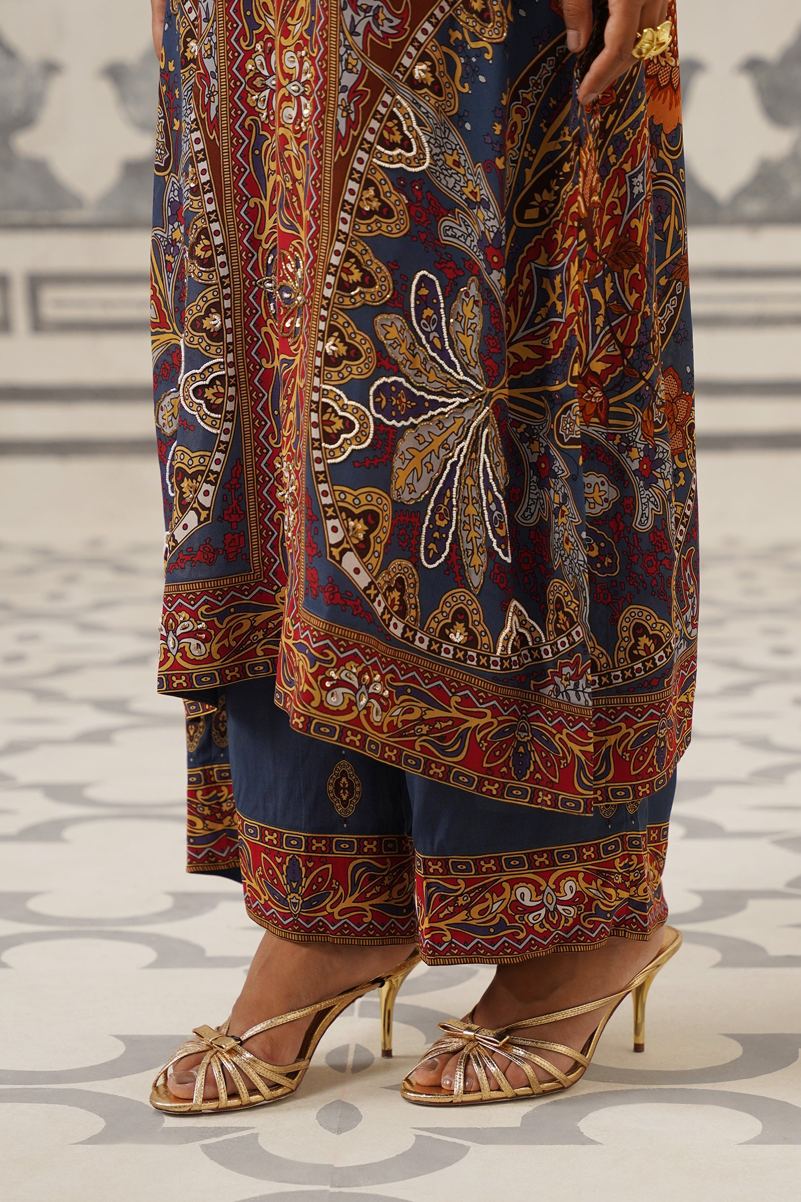 Veera Crepe Printed Suit Set