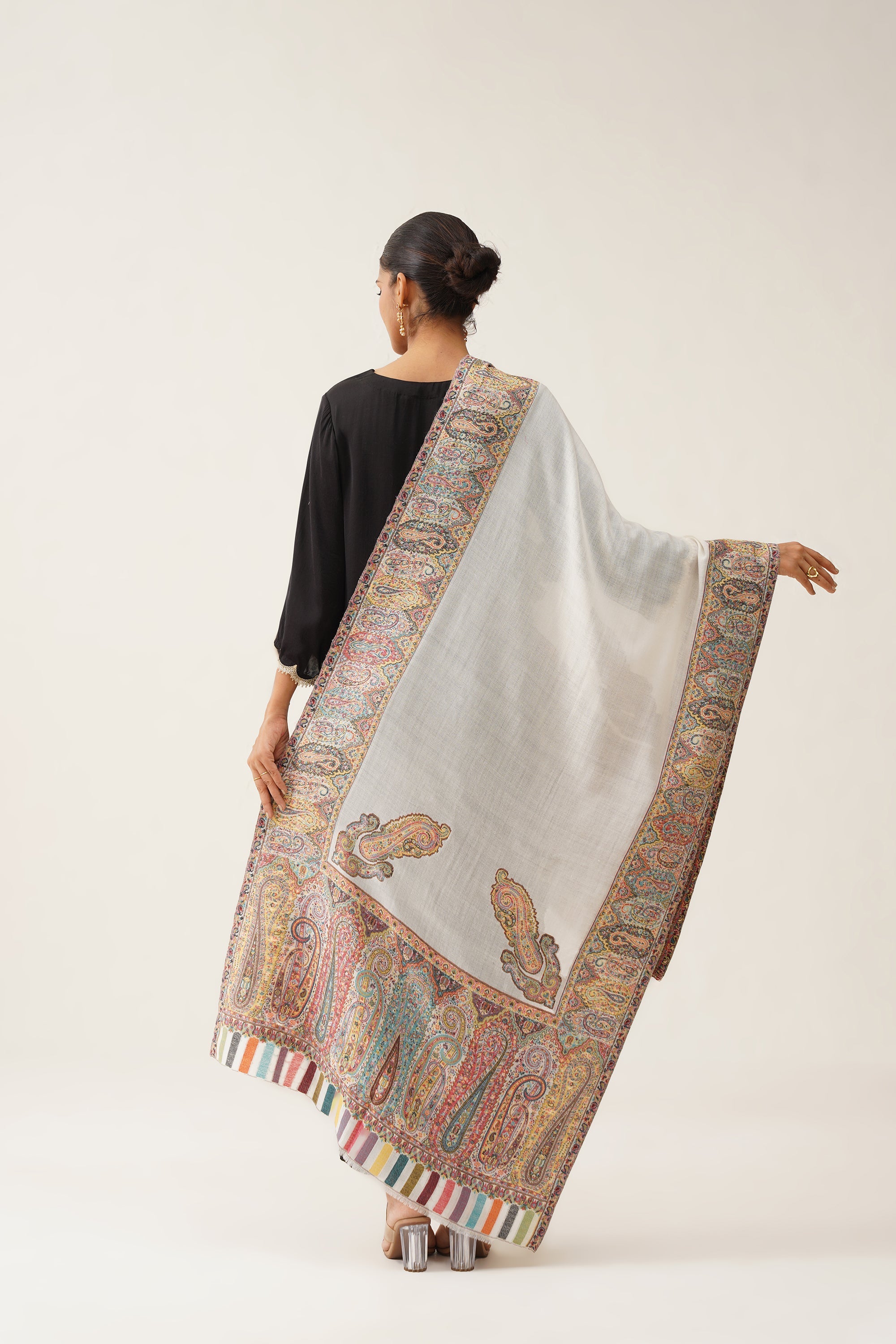 Nusrat Kaani Woollen Shawl - Neetika Chopra