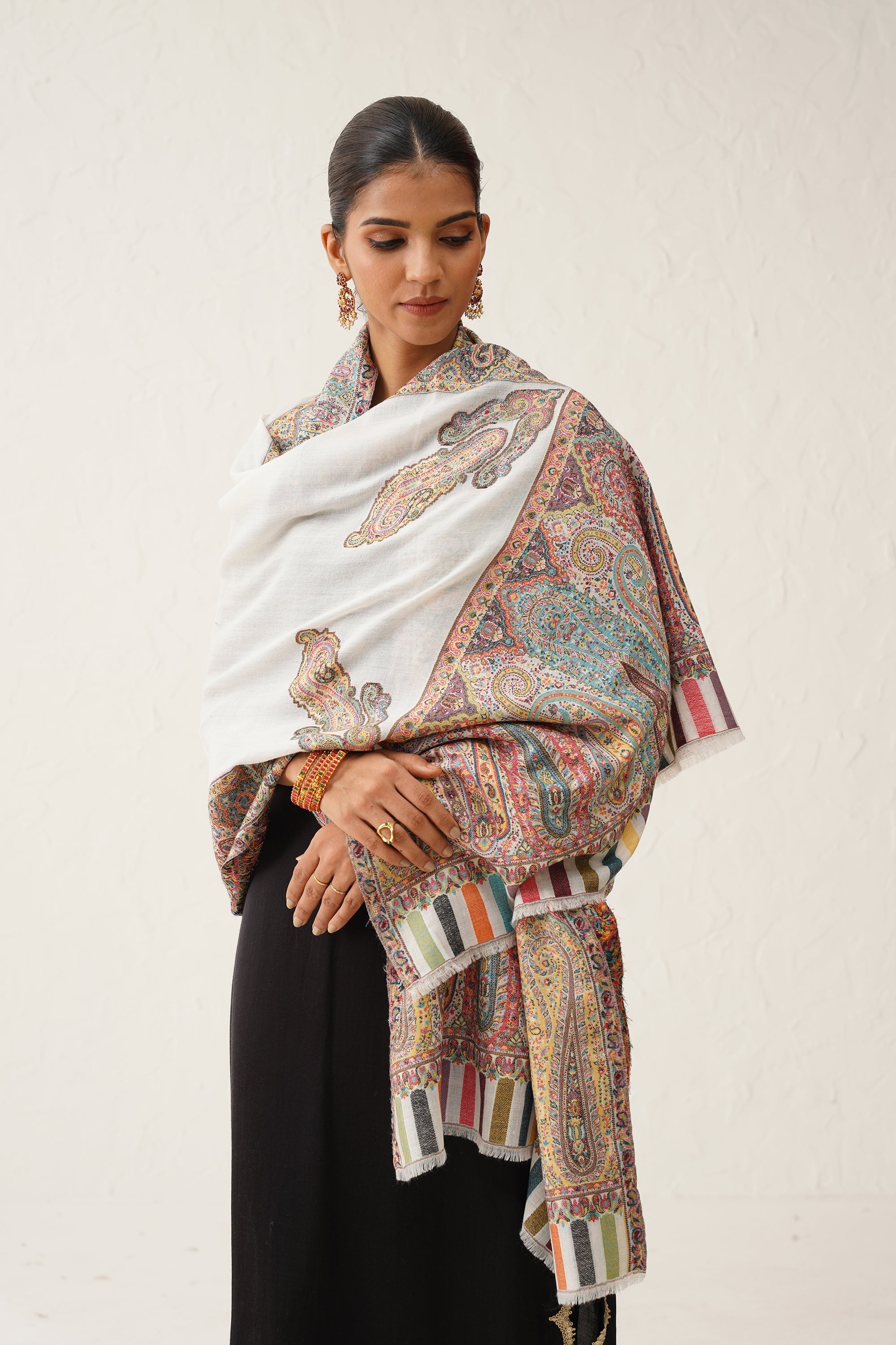 Nusrat Kaani Woollen Shawl - Neetika Chopra