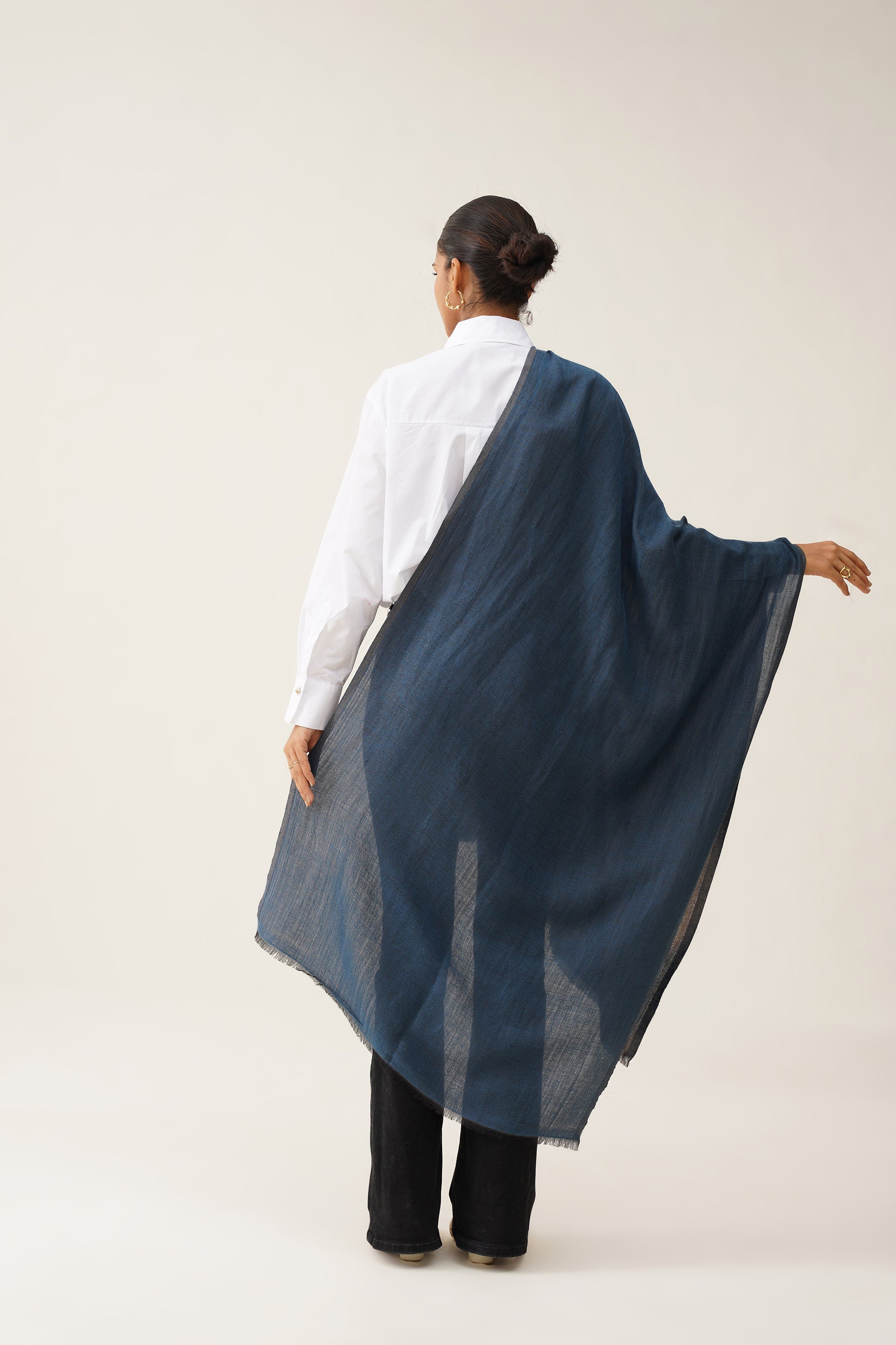 Blue Moonlight Stole - Neetika Chopra