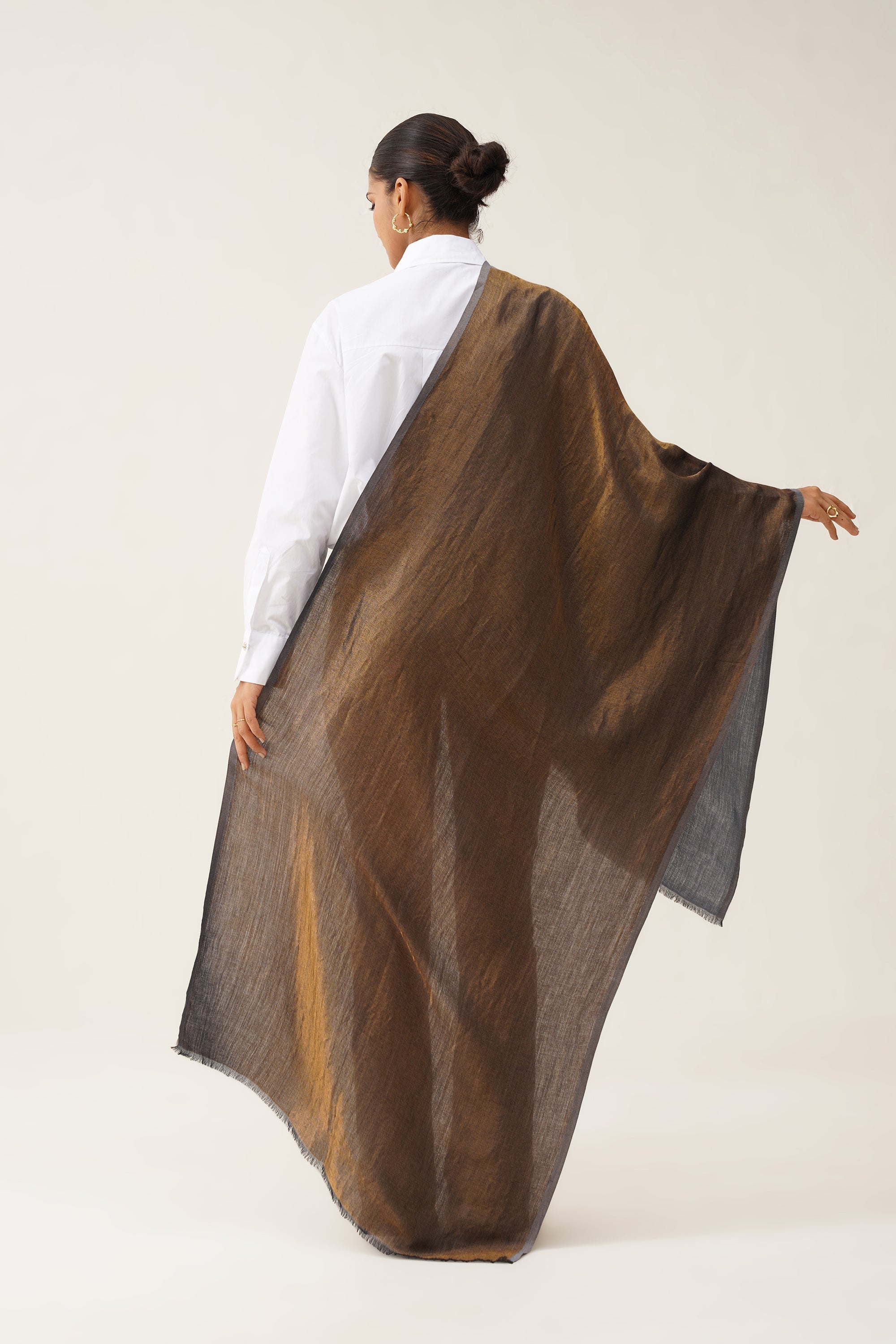 Grey Moonlight Stole - Neetika Chopra