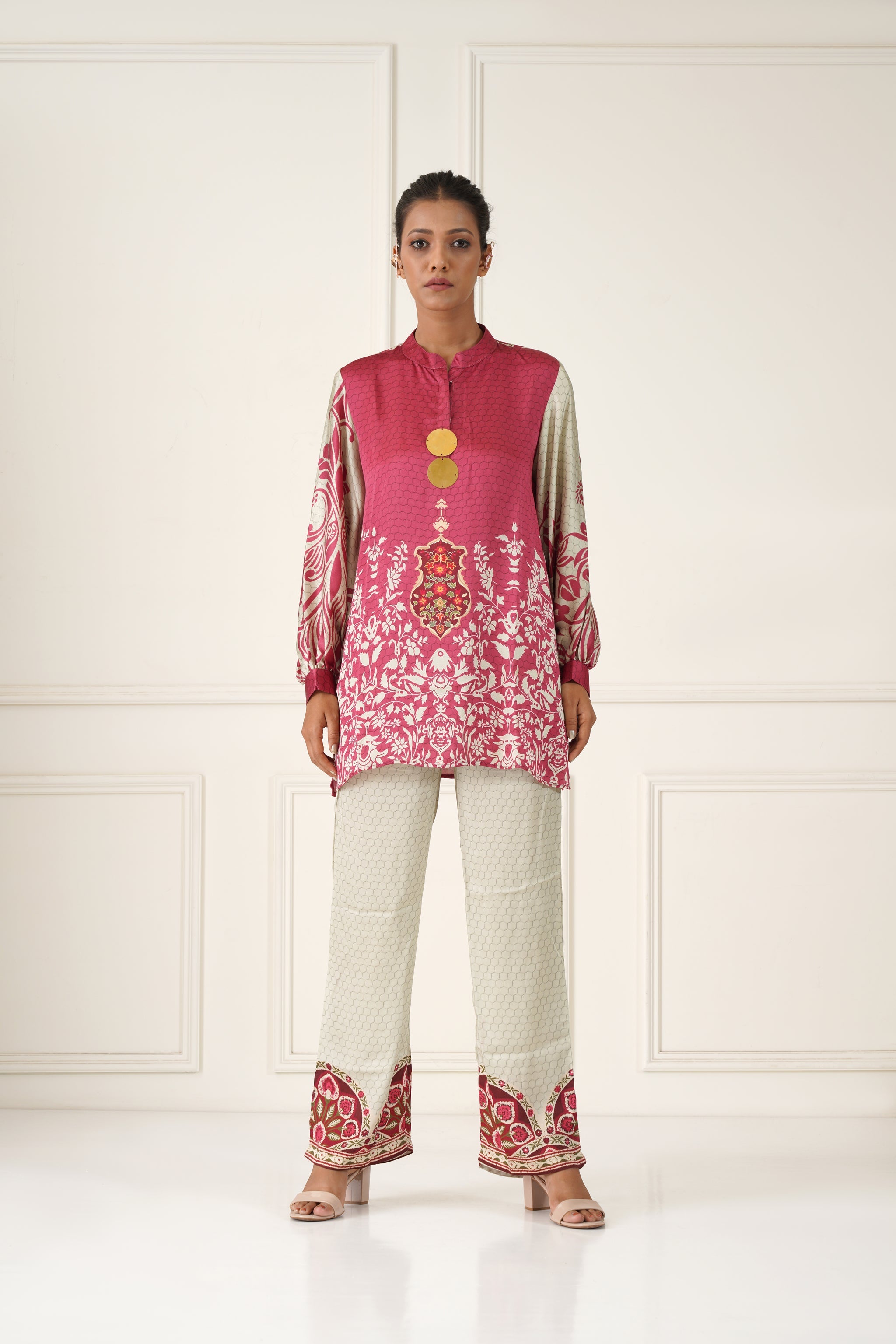 Amaya Satin Co-ord Set - Neetika Chopra