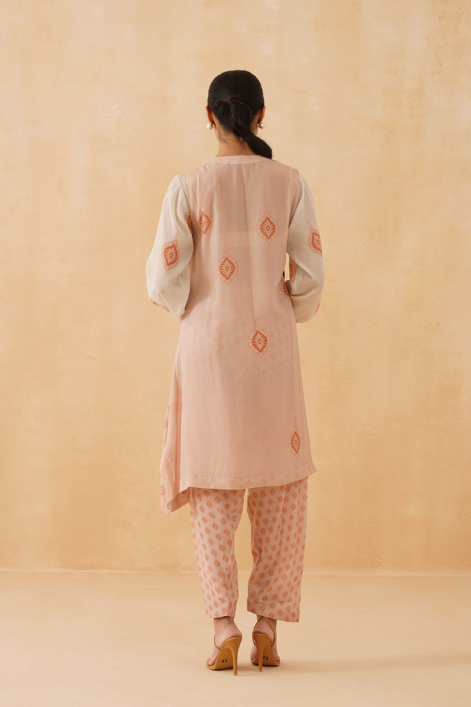 Amelia Printed Crepe Matching Set - Neetika Chopra