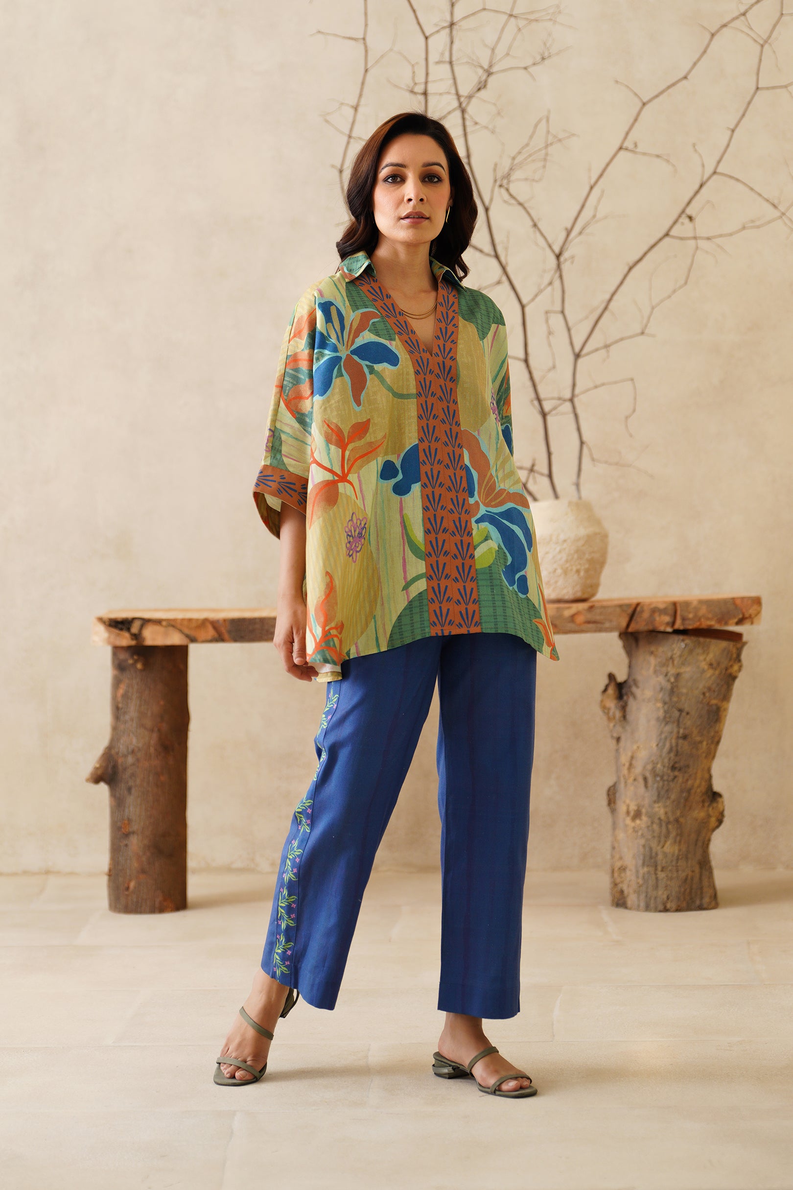 Aangan Flex Cotton Printed Matching Set - Neetika Chopra