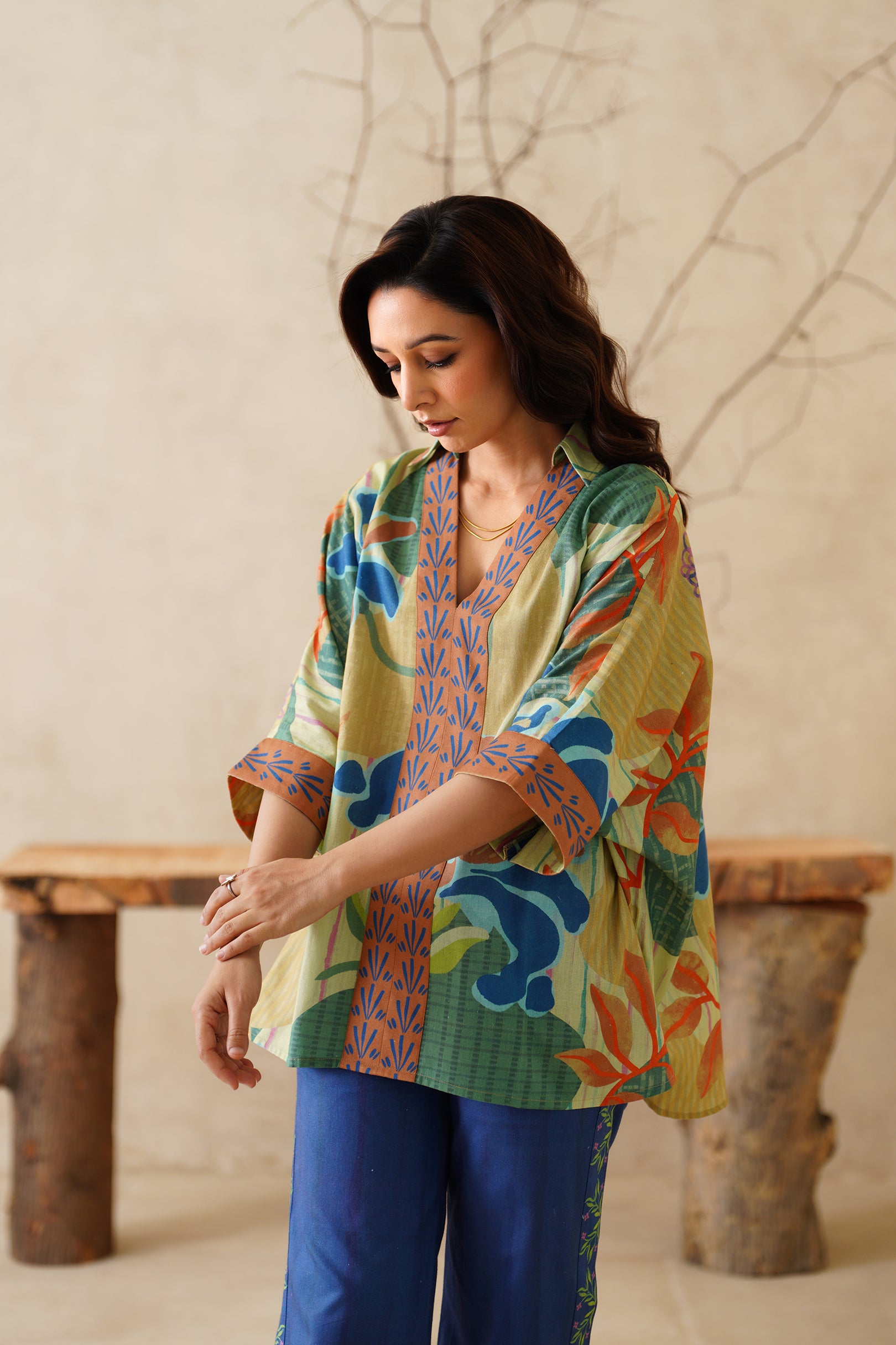 Aangan Flex Cotton Printed Matching Set - Neetika Chopra