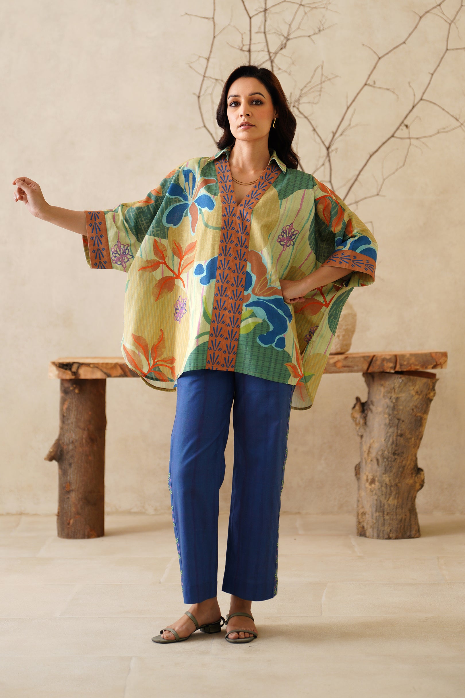Aangan Flex Cotton Printed Matching Set - Neetika Chopra