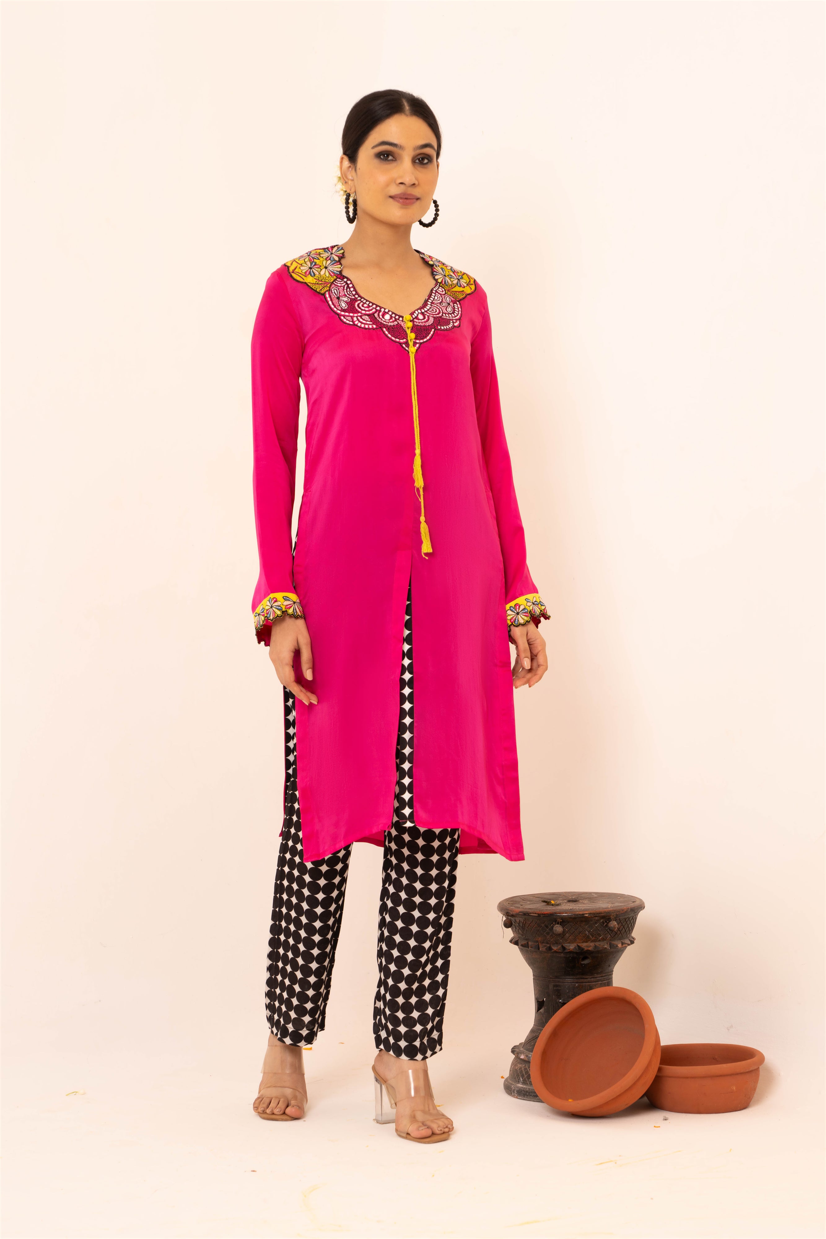 Adya Satin Co-ord Set - Neetika Chopra