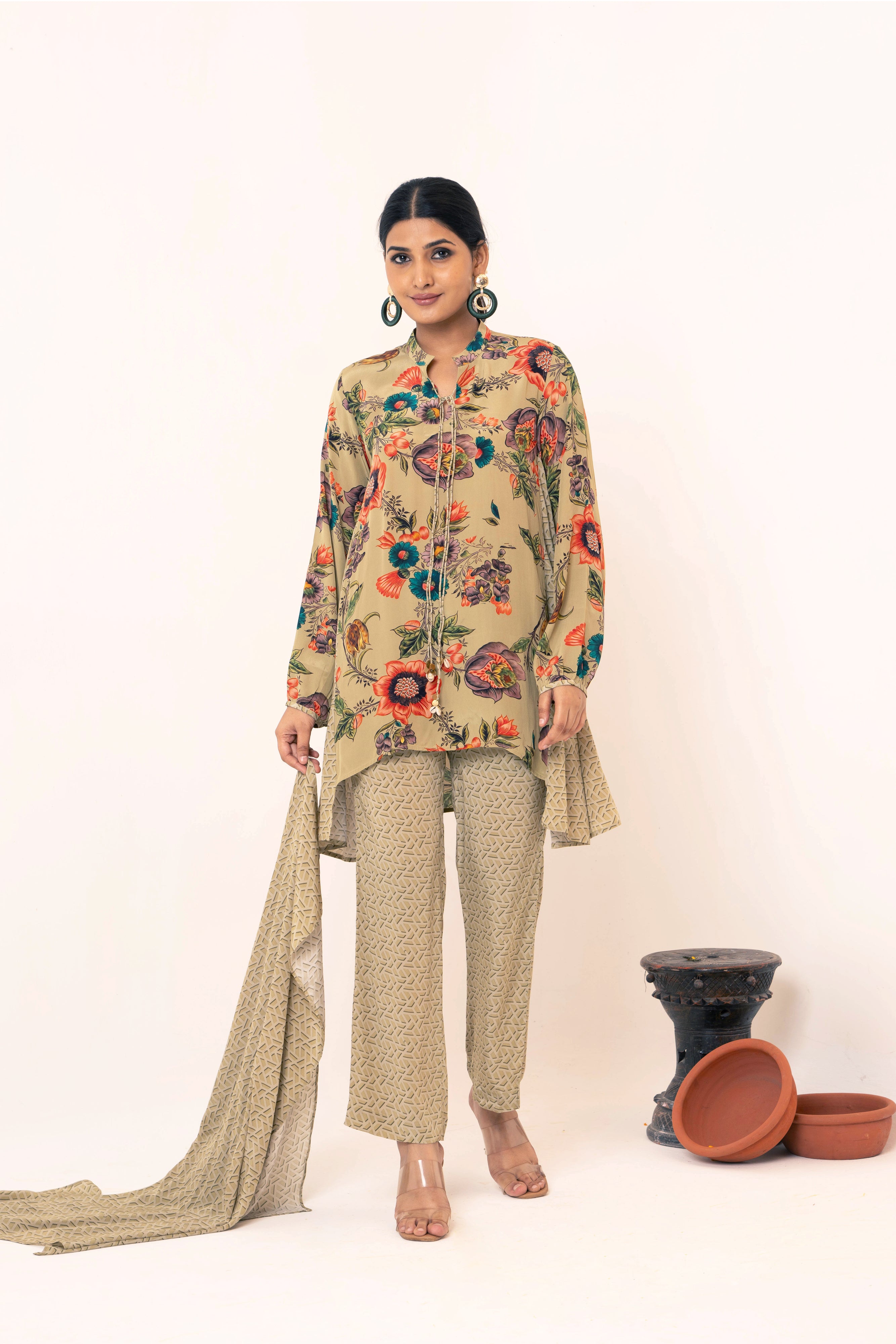 Ameera Crepe Co-ord Set - Neetika Chopra