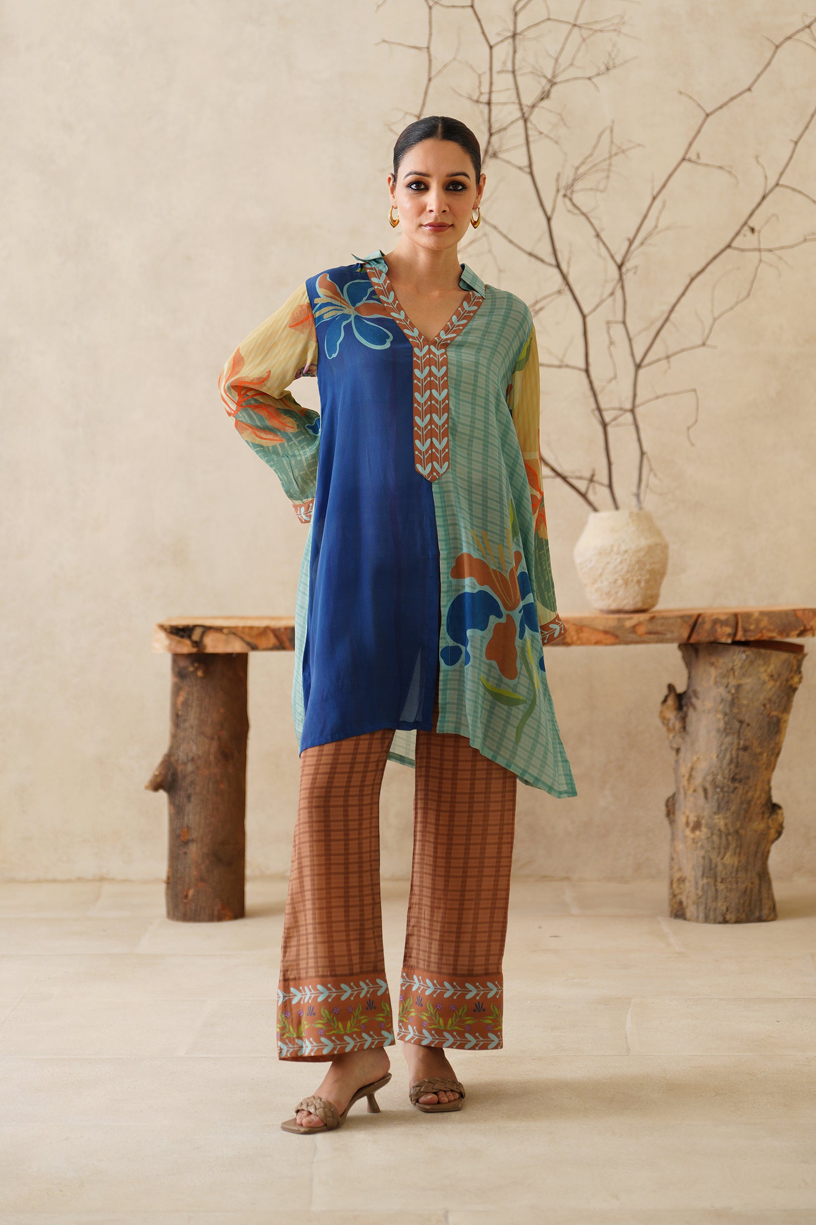 Elaya Crepe Printed Matching Set - Neetika Chopra