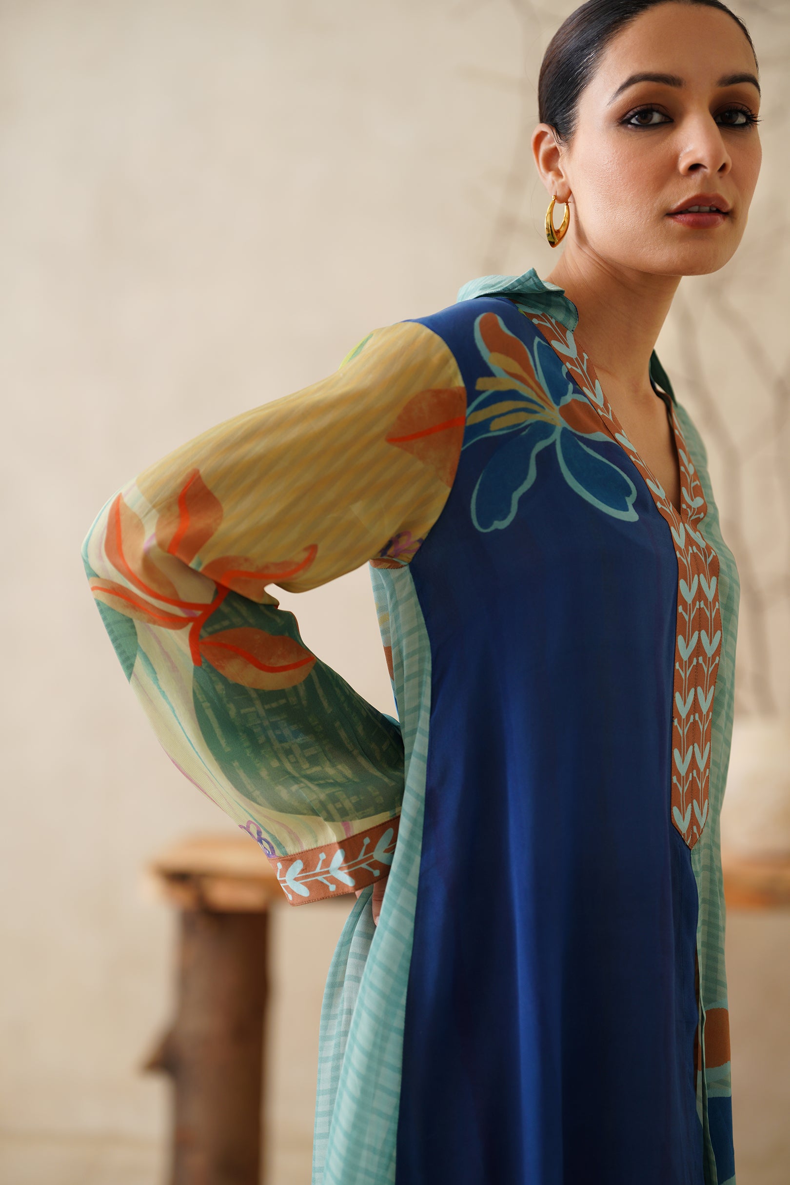 Elaya Crepe Printed Matching Set - Neetika Chopra
