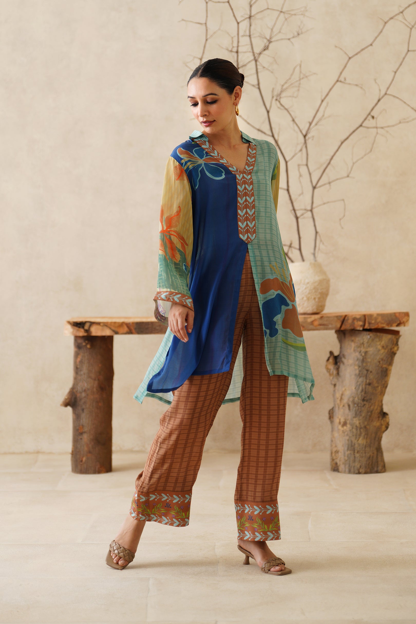 Elaya Crepe Printed Matching Set - Neetika Chopra